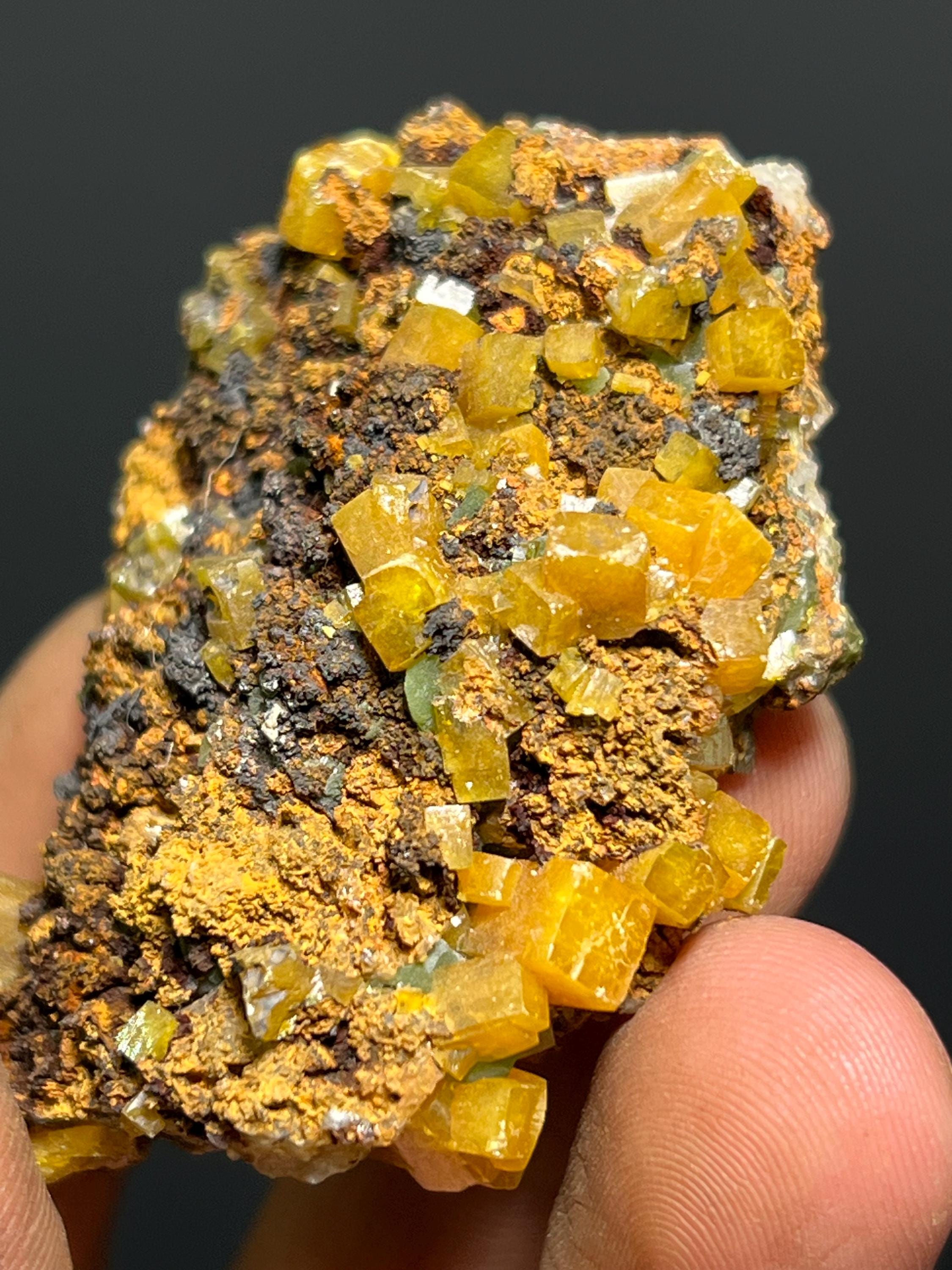 Very Special, Wulfenite Specimen, 62gram - Crystal Gemstone AE 