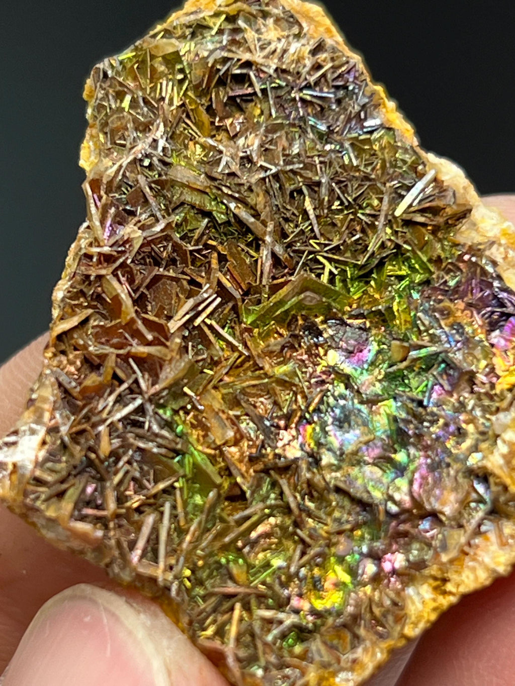 Museum Grade, Natural Colourful Iron Siderite Specimen - Crystal Gemstone AE 