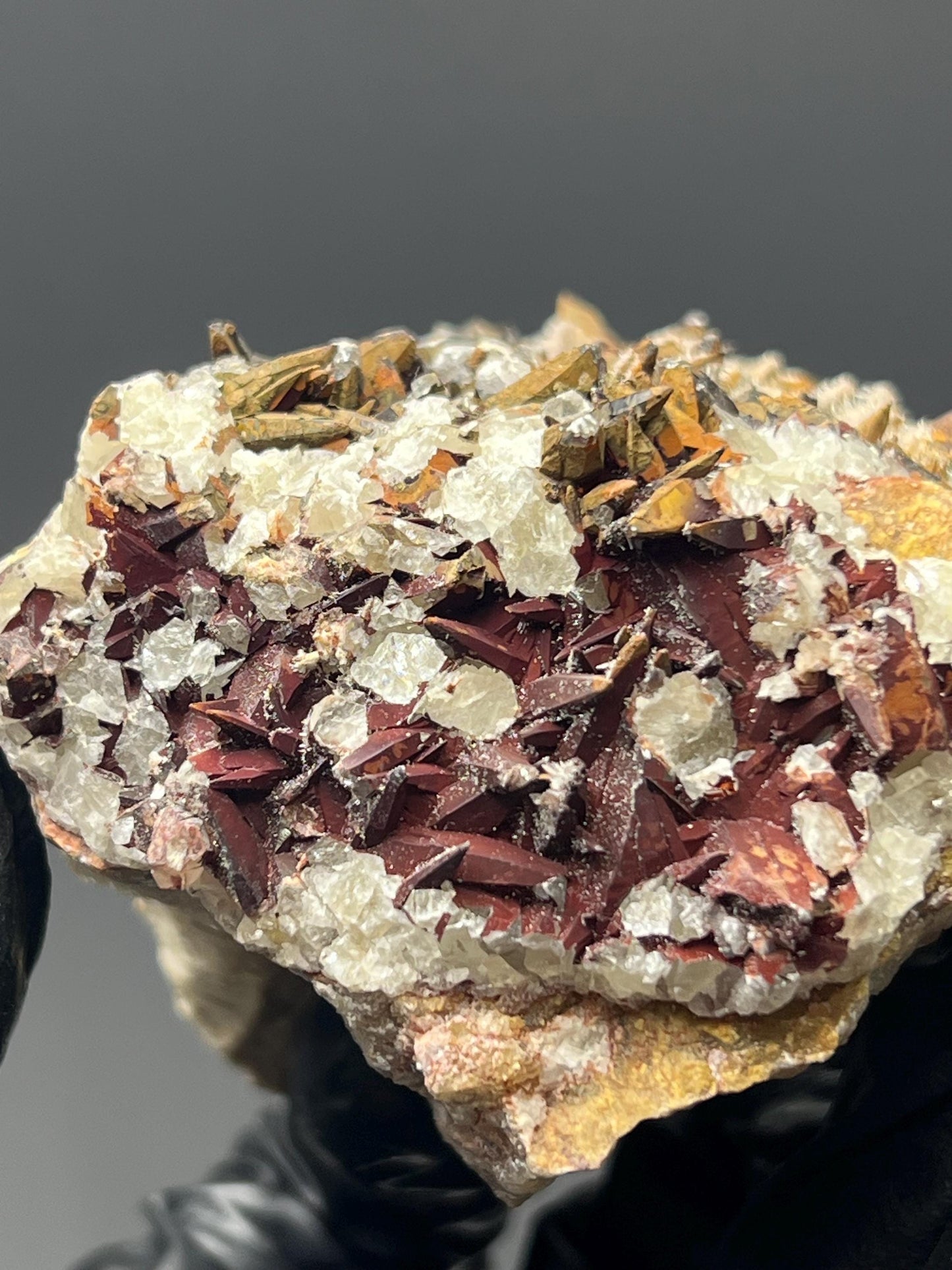 Feather Red Crystal Calcite