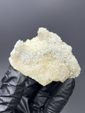 Snow Calcite With Crystal Quartz - Crystal Gemstone AE 