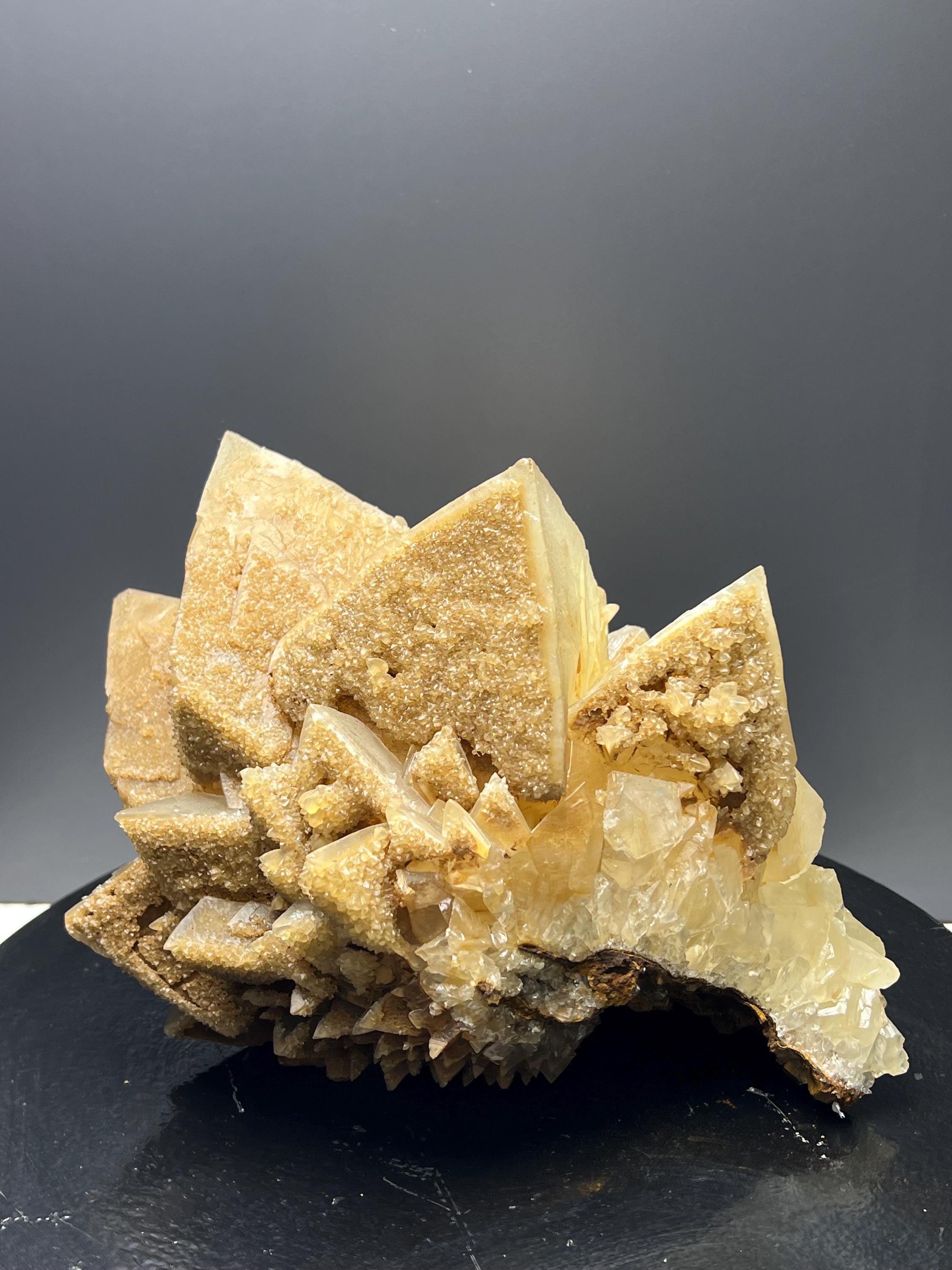 Very Unique, Museum Grade Big Tooth Crystal Calcite Specimen - Crystal Gemstone AE 