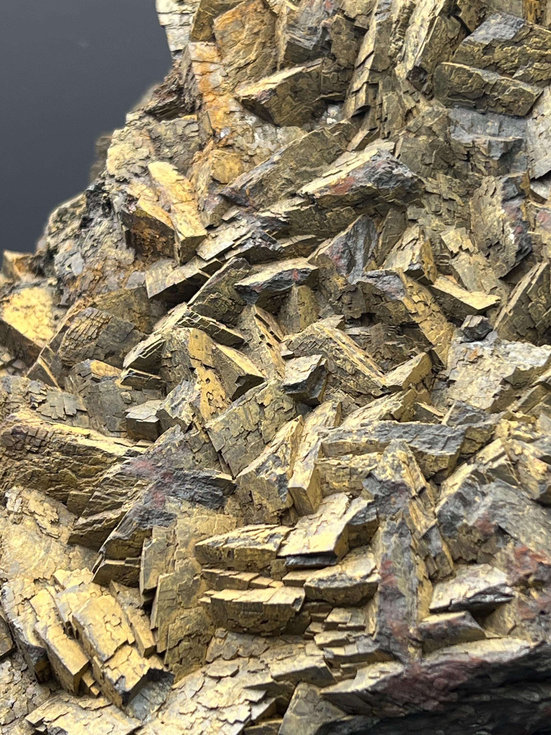 Very Special Extra Large Size Limonite With Iron Siderite Specimen - Crystal Gemstone AE 