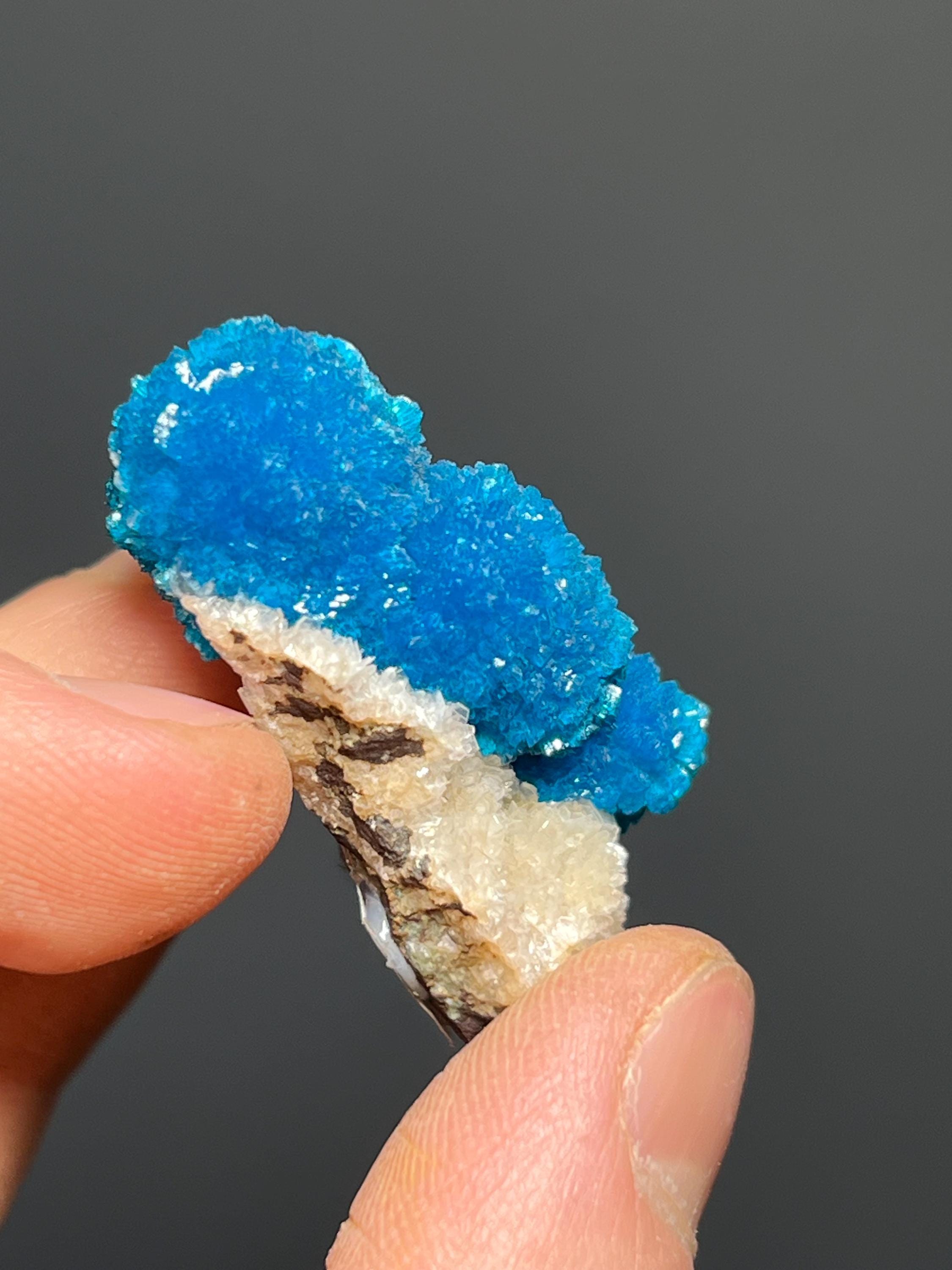 Museum Grade, Cavansite Specimen - India - Crystal Gemstone AE 