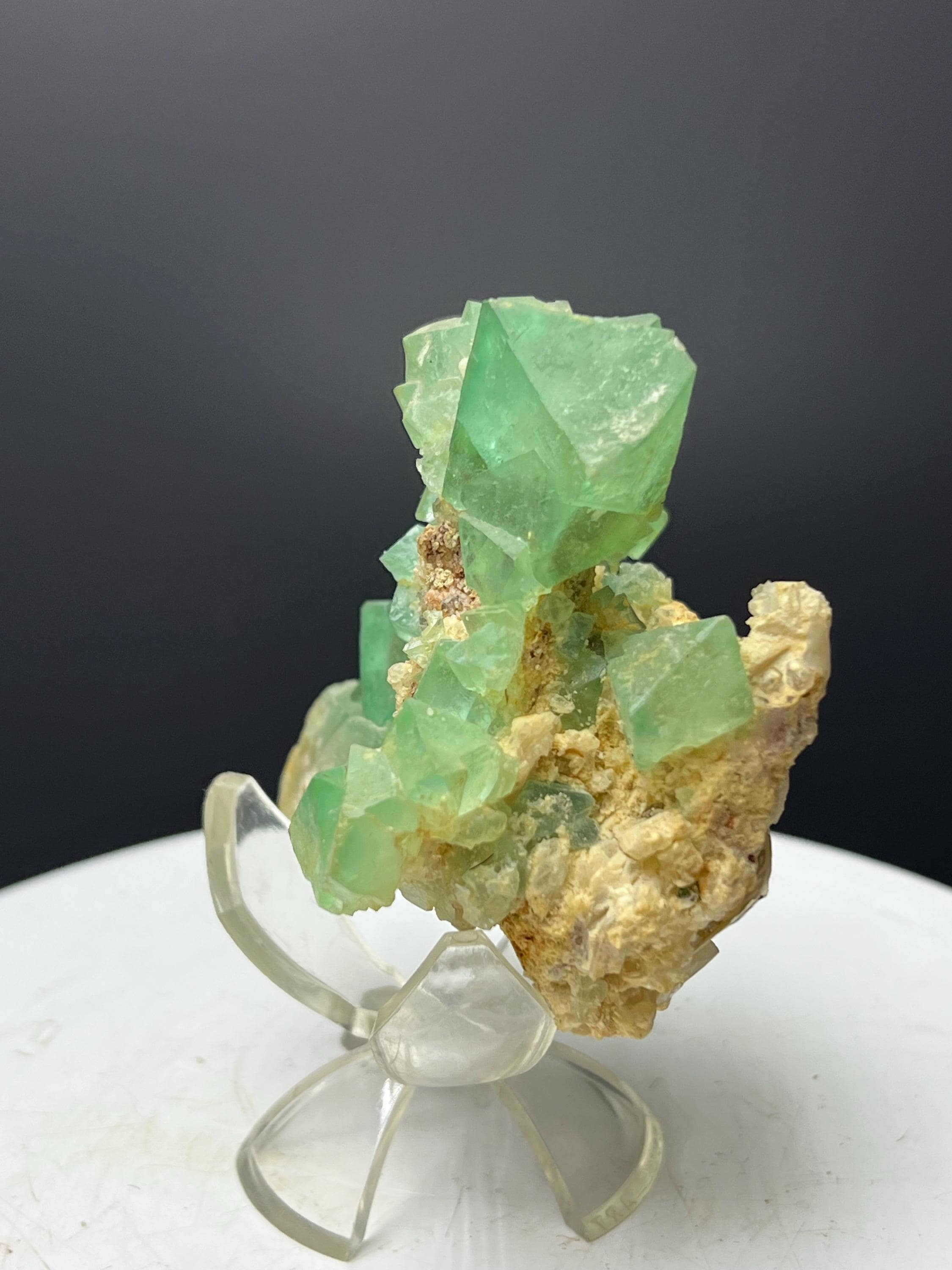 Special! Emerald Fluorite Specimen - Crystal Gemstone AE 