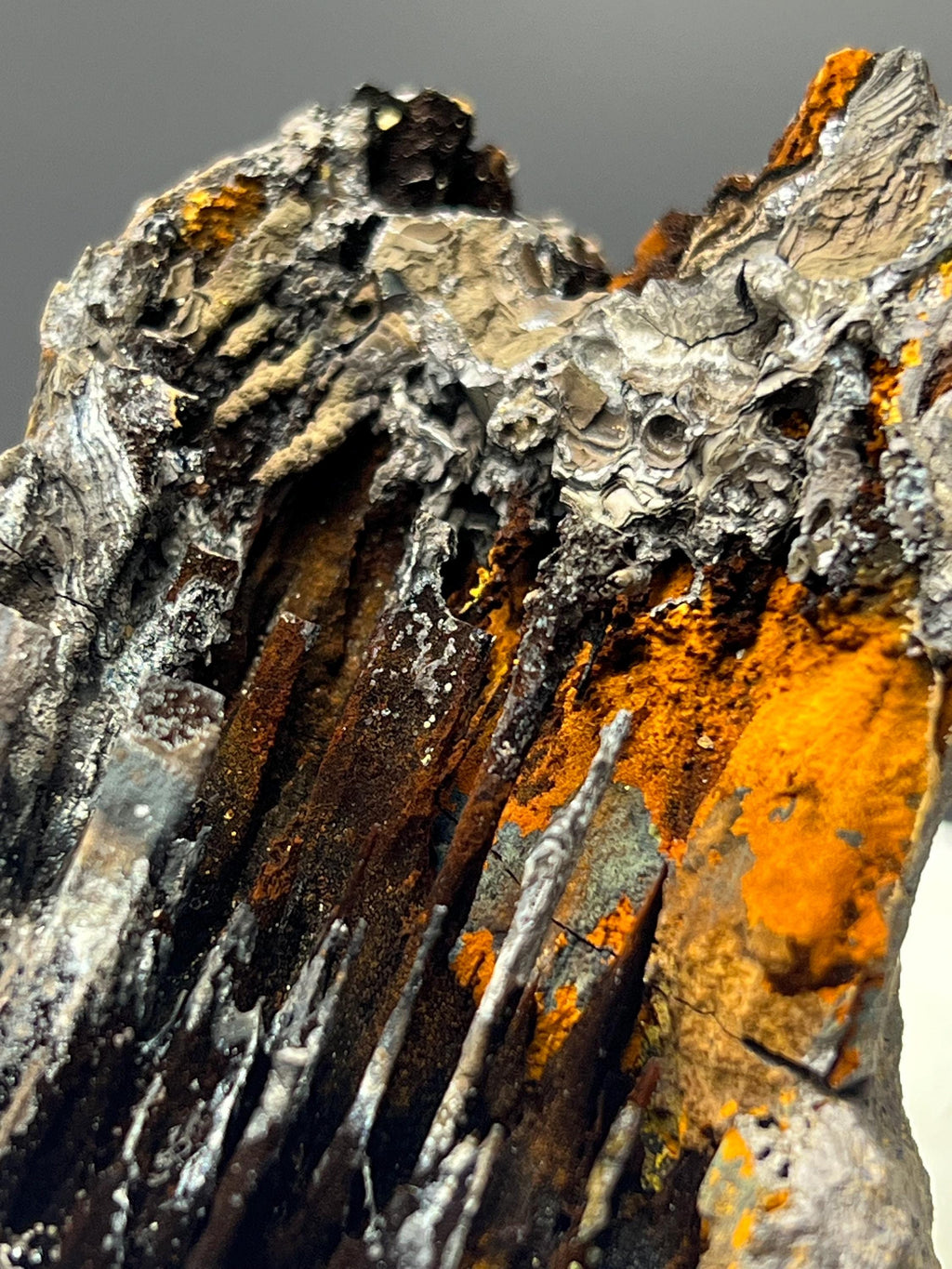 Museum Grade, Very Special Limonite And Specularite With Stalactite Goethite Specimen - Crystal Gemstone AE 