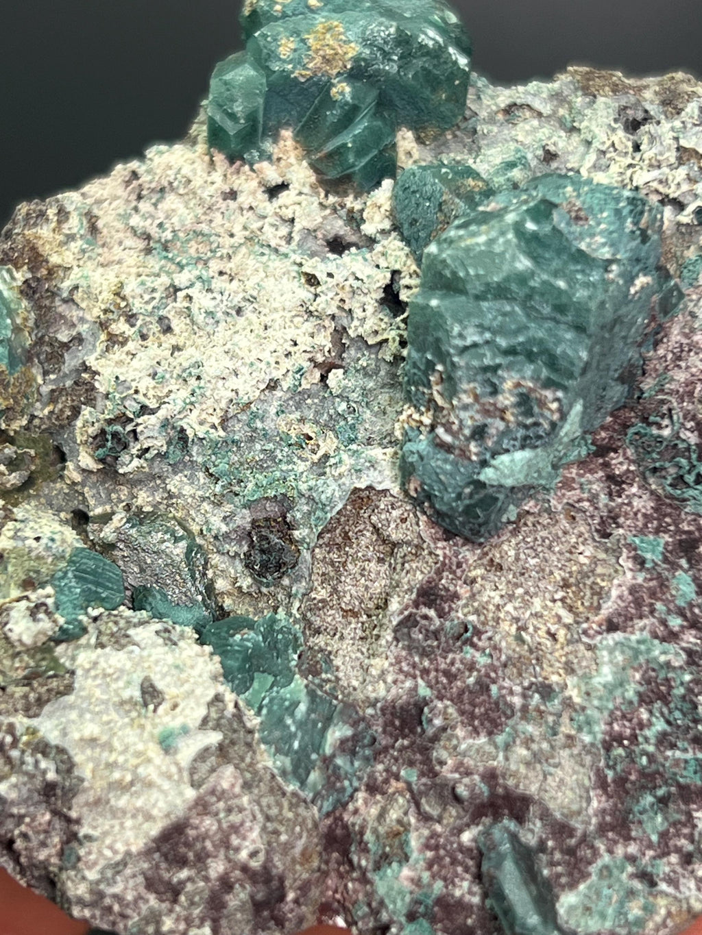 Grandidierite Specimen from Madagascar, Blue-Green Rare Mineral - Crystal Gemstone AE 