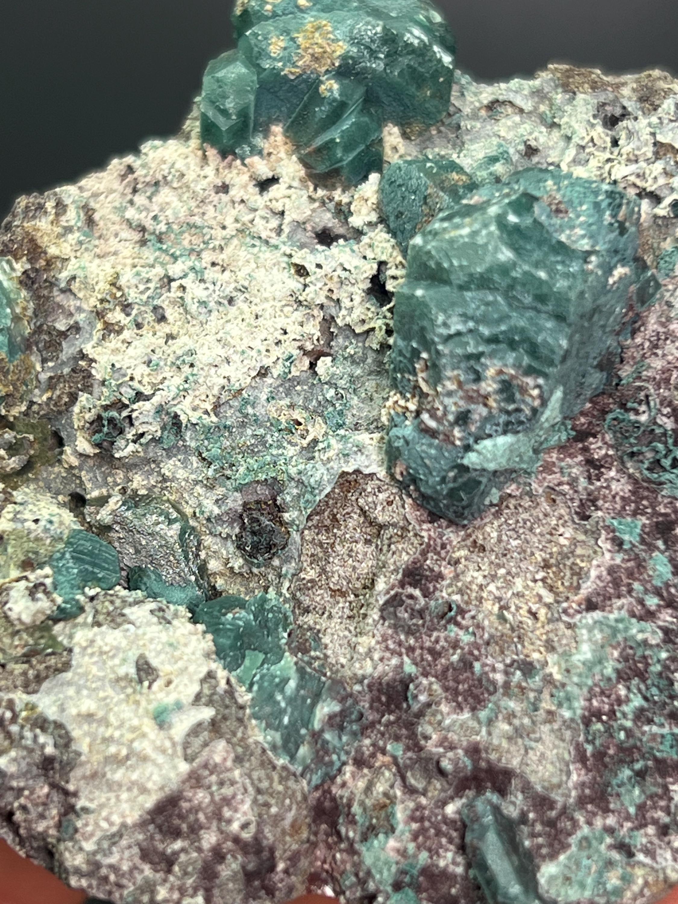 Grandidierite Specimen from Madagascar, Blue-Green Rare Mineral - Crystal Gemstone AE 