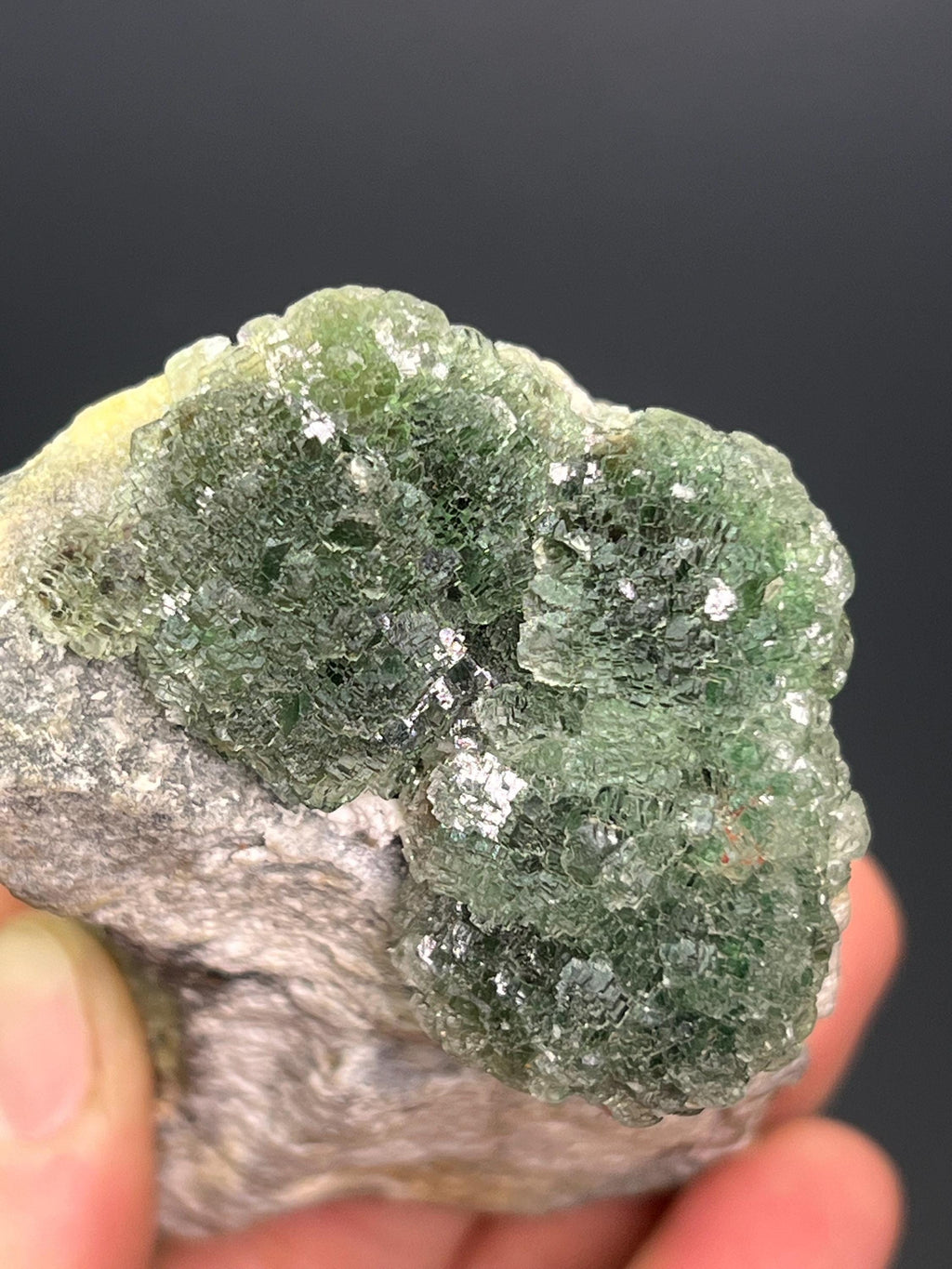 Prehnite Specimen, India - Crystal Gemstone AE 