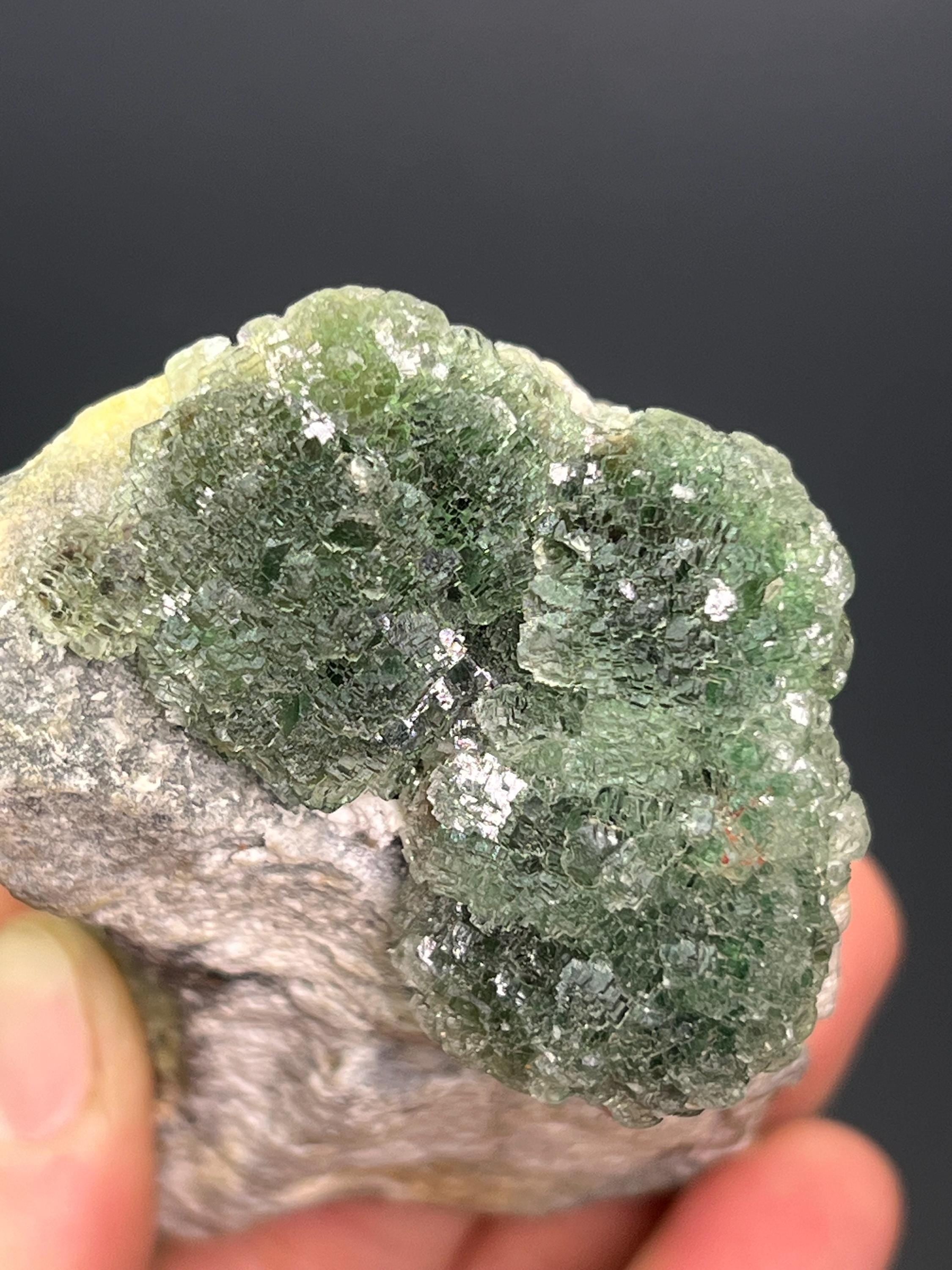 Prehnite Specimen, India - Crystal Gemstone AE 