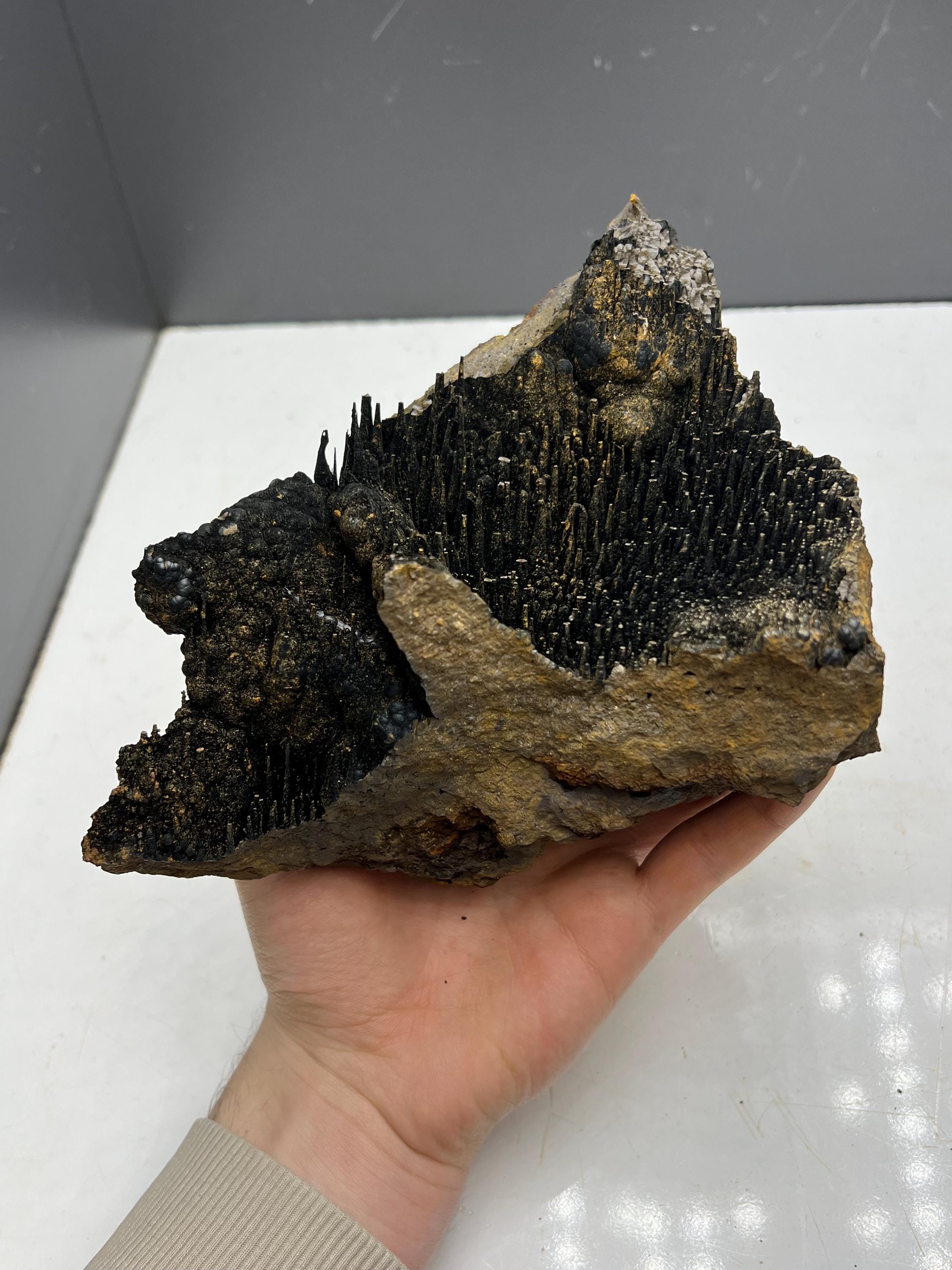 Museum quality, Extra Large Very showy stalactite Goethite specimen, Special Collections Piece - Crystal Gemstone AE 