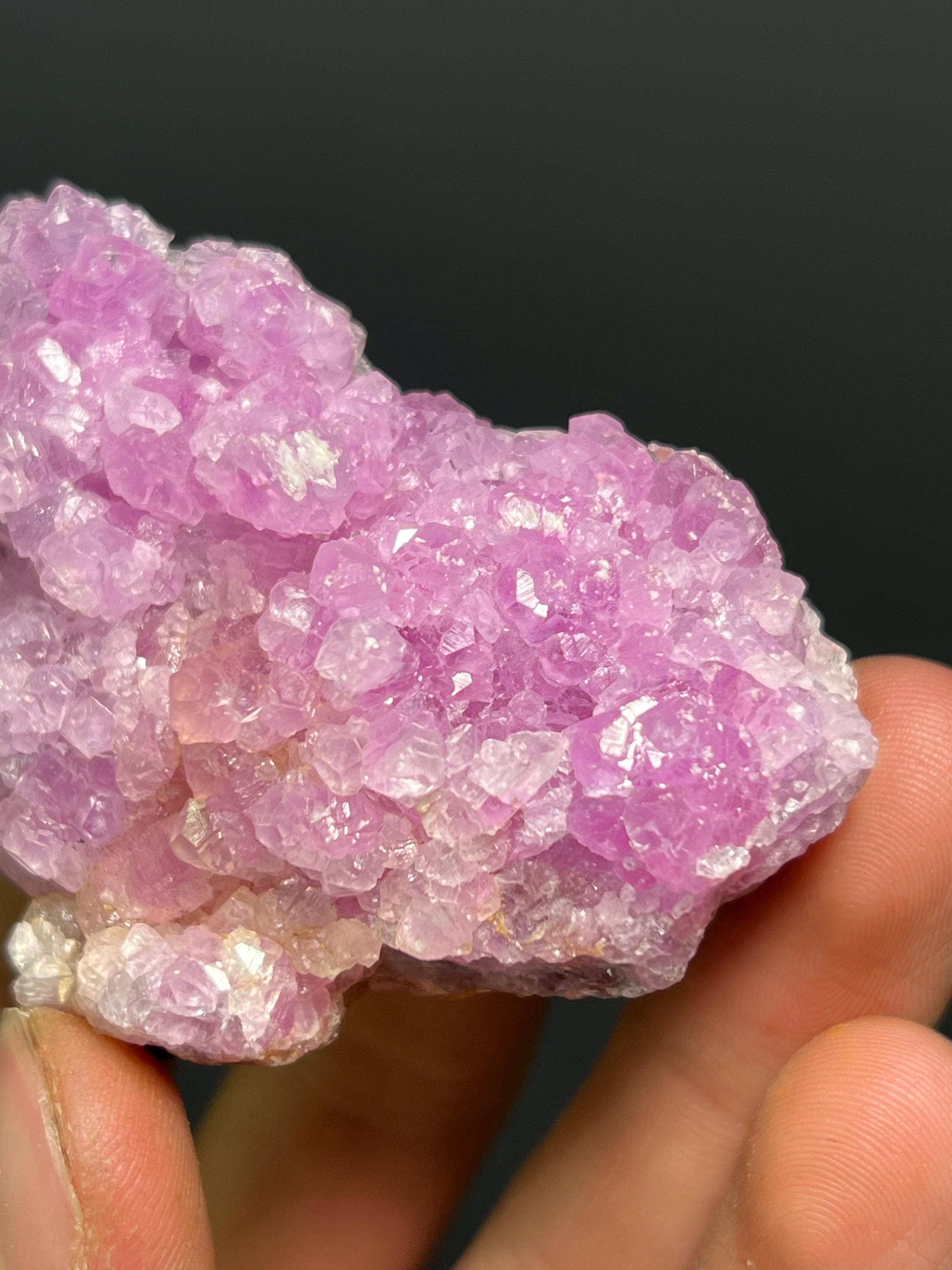 Cobaltian Calcite - Morocco - Crystal Gemstone AE 