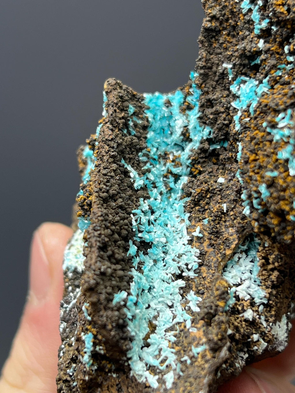 Double Sided Aurichalcite Specimen - Crystal Gemstone AE 