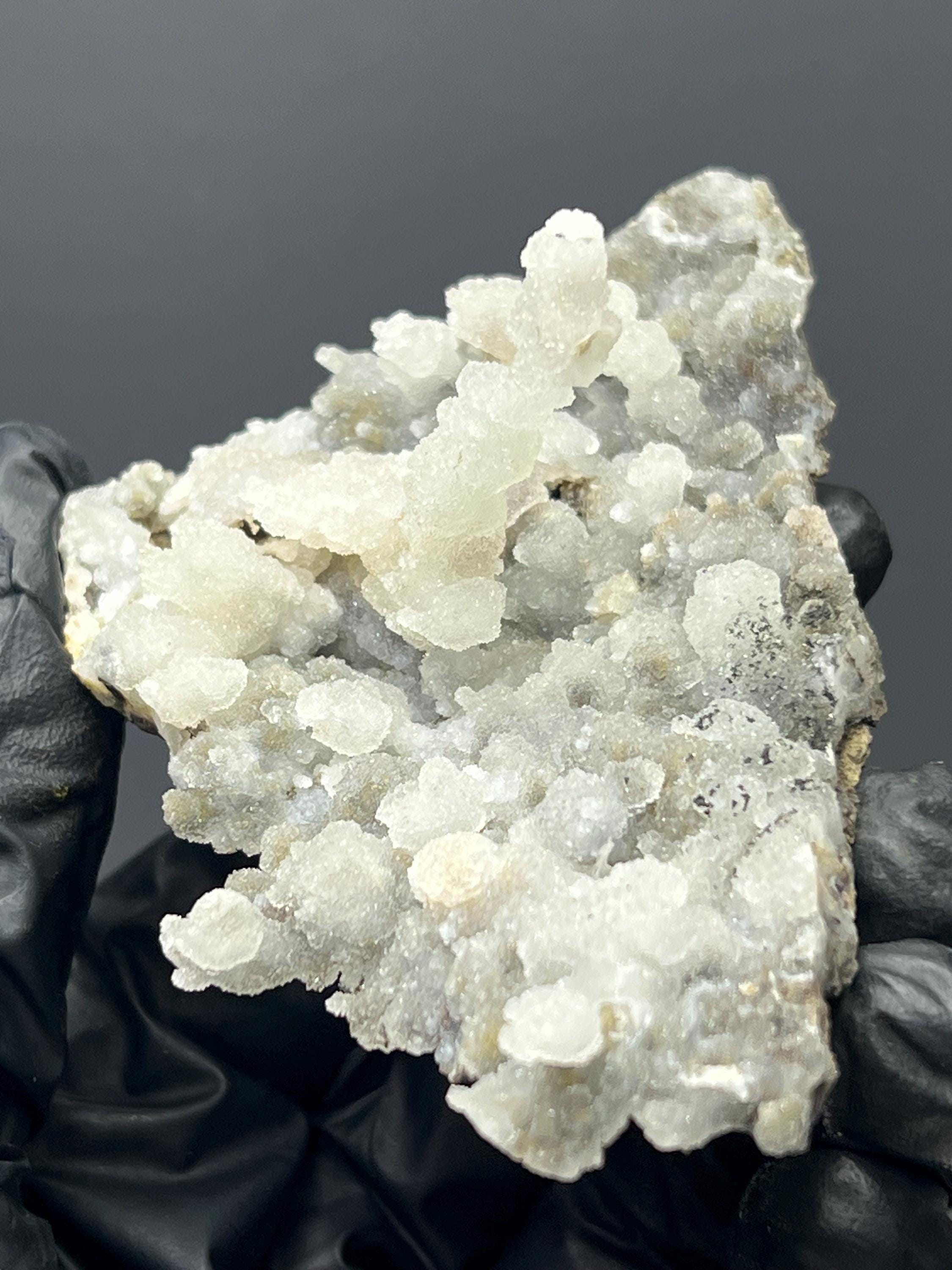 Chalcedony Stalactites Druzy - Crystal Gemstone AE 