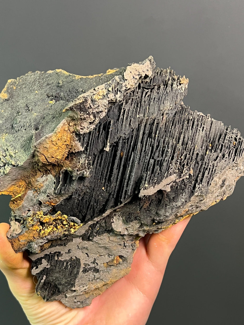 Museum Grade Limonite With Stalactite Goethite - Crystal Gemstone AE 