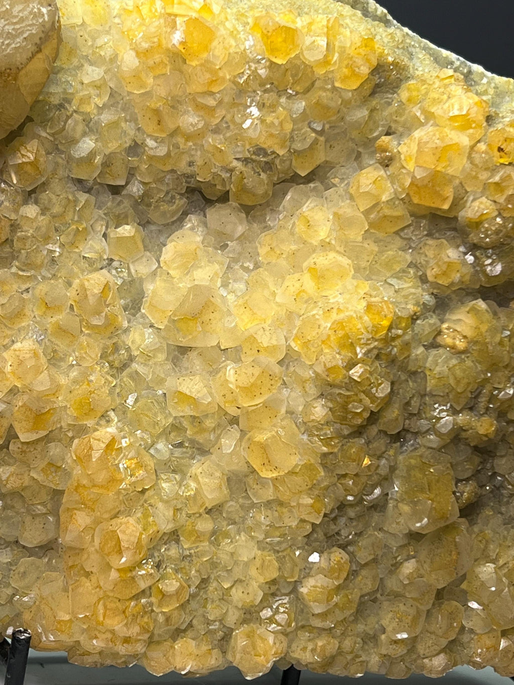Extra Large Very Showy Orange Crystal Calcite Specimen - Crystal Gemstone AE 