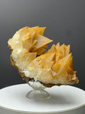 Very Special Orange Crystal Calcite Specimen - Crystal Gemstone AE 