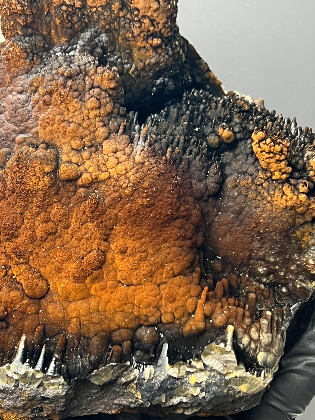 Museum Grade Limonite With Stalactite And Botryoidal Formation Goethite, For Special Collection - Crystal Gemstone AE 