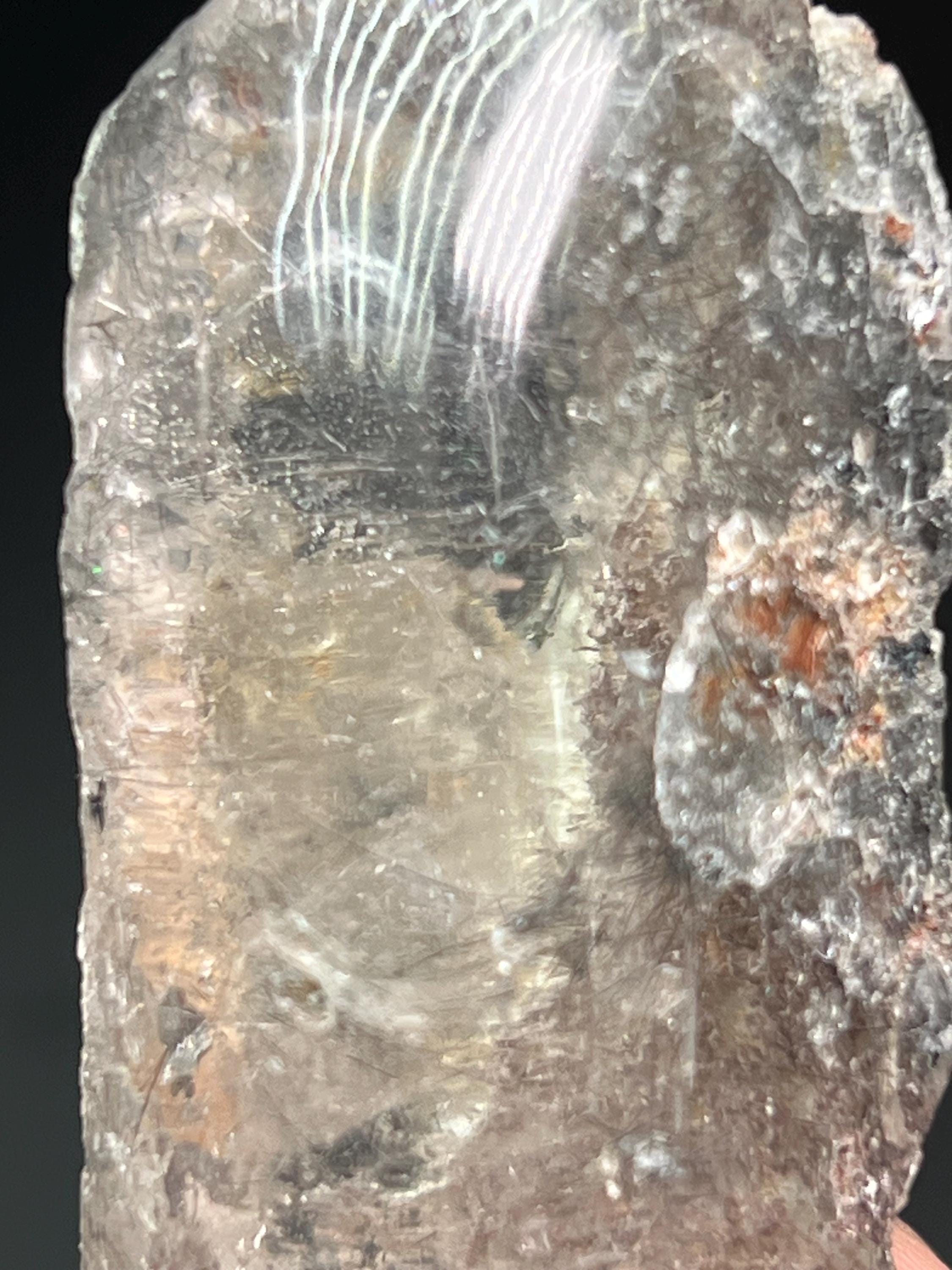 Alluvial Quartz Specimen - Crystal Gemstone AE 