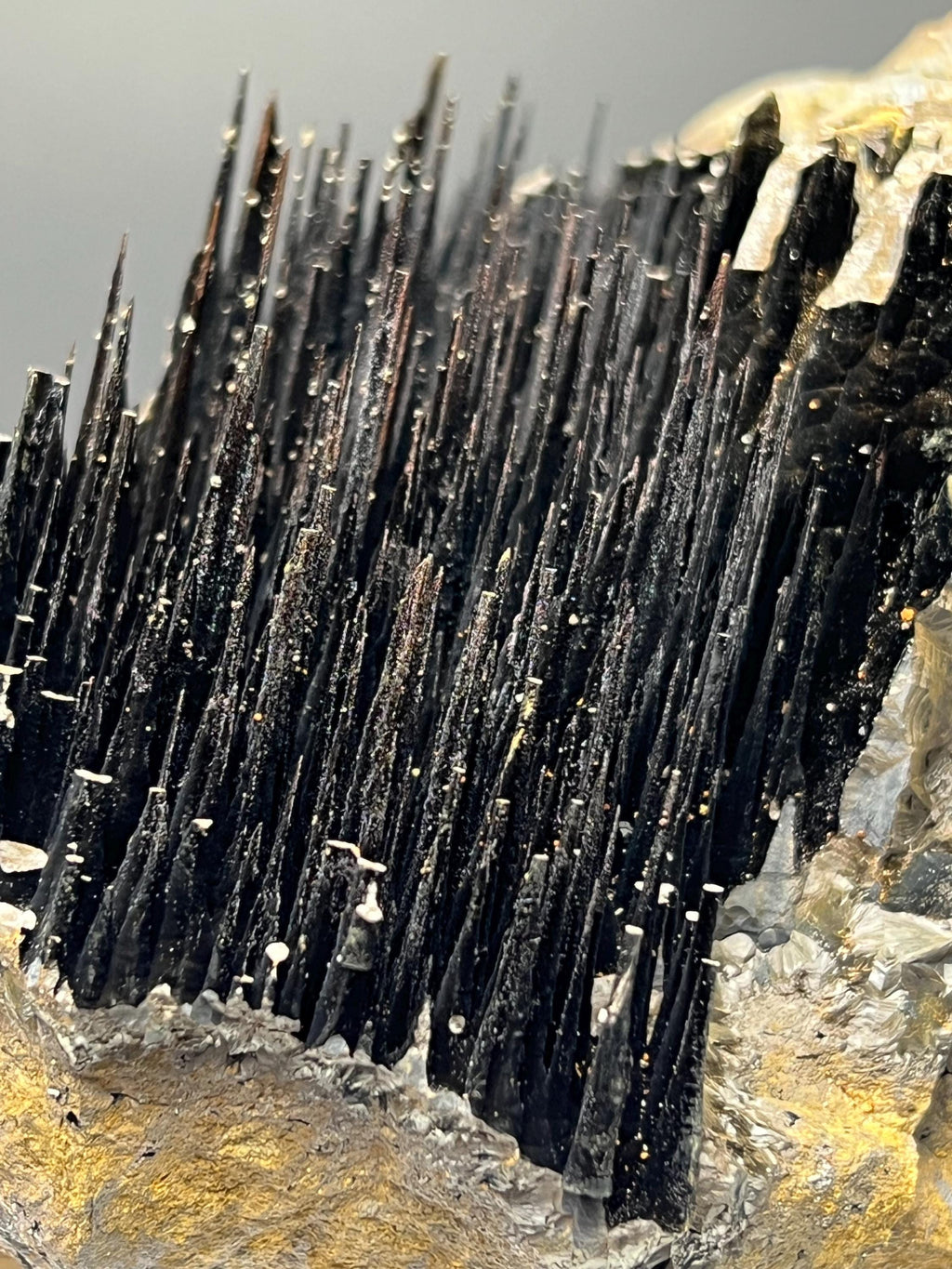 Museum Grade, Velvet Function Stalactite Goethtie, For Special Collection - Crystal Gemstone AE 