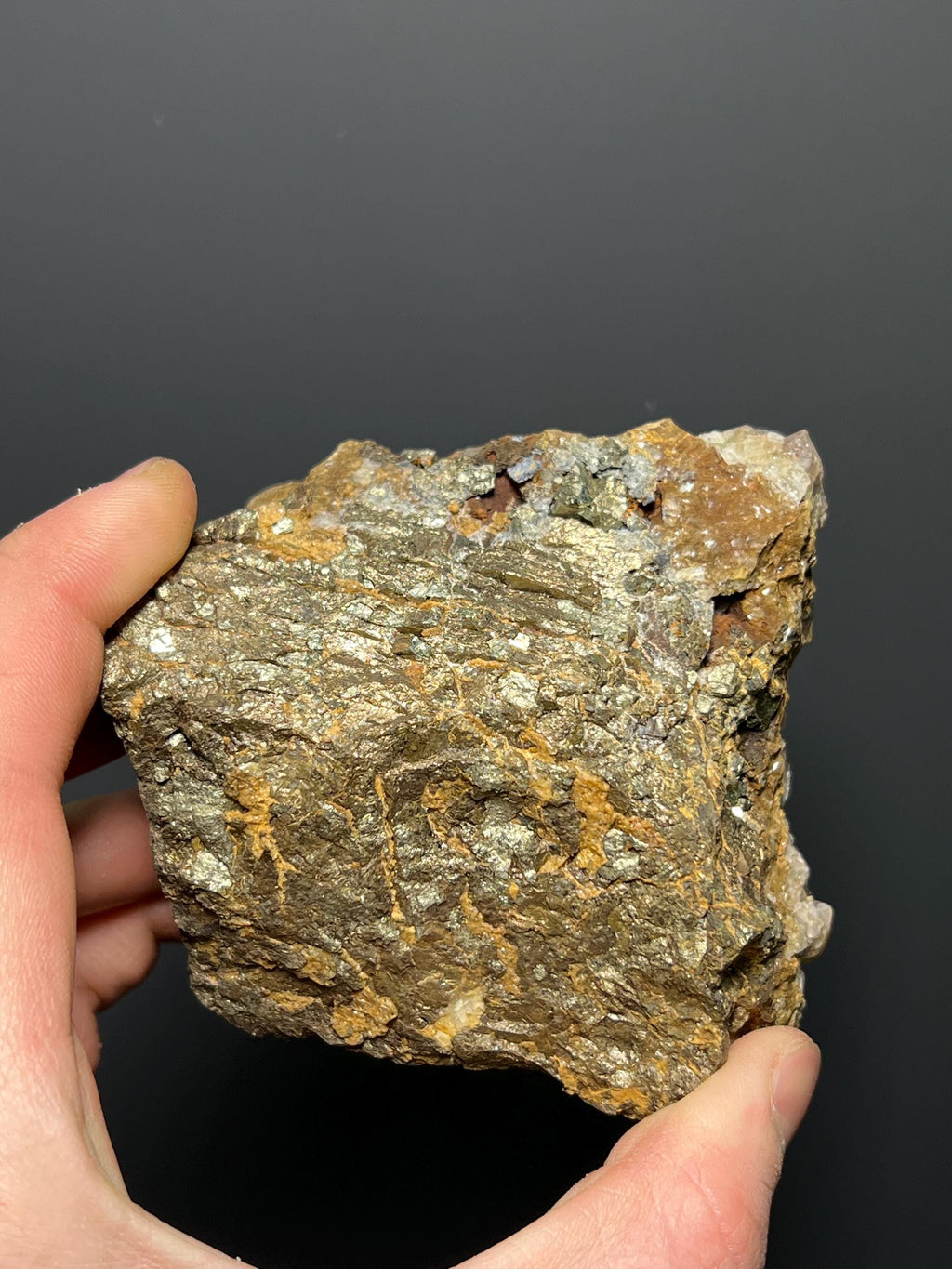 Pink Cubic Fluorite On Pyrite - USA - Crystal Gemstone AE 