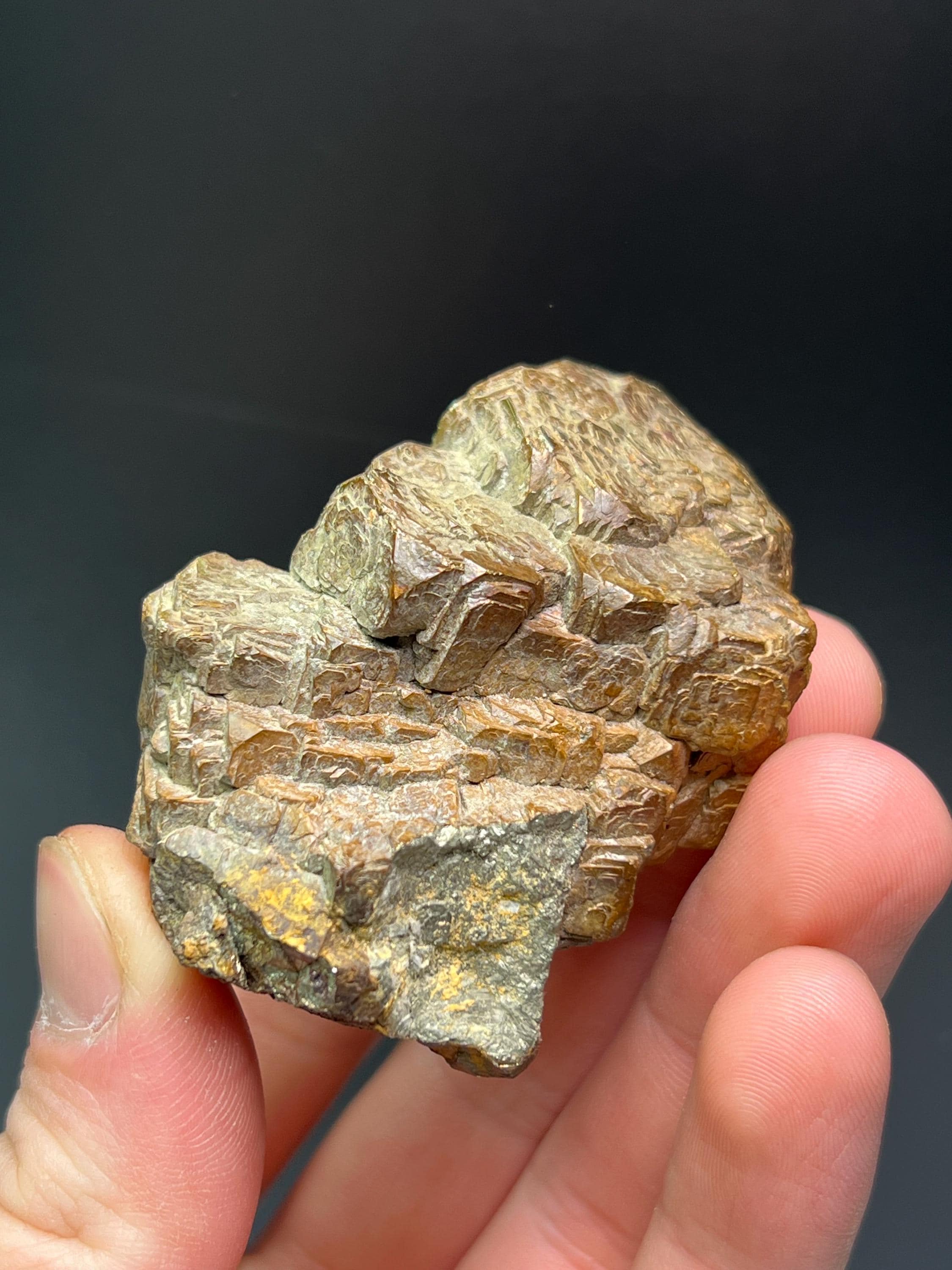 Limonite Pseudomorph After Pyrite - Crystal Gemstone AE 