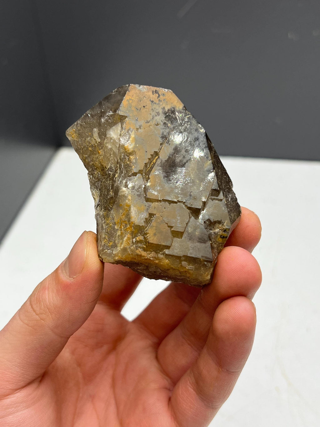 Elestial Smoky Quartz Mineral - Crystal Gemstone AE 