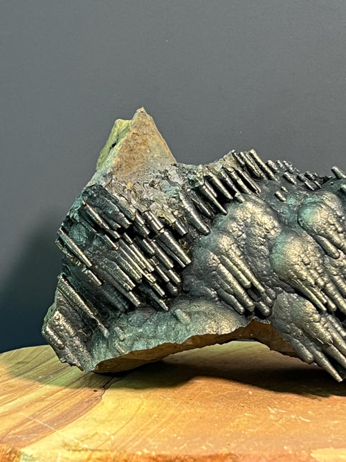 "Museum Grade" Golden Color Stalactite Goethite - Crystal Gemstone AE 