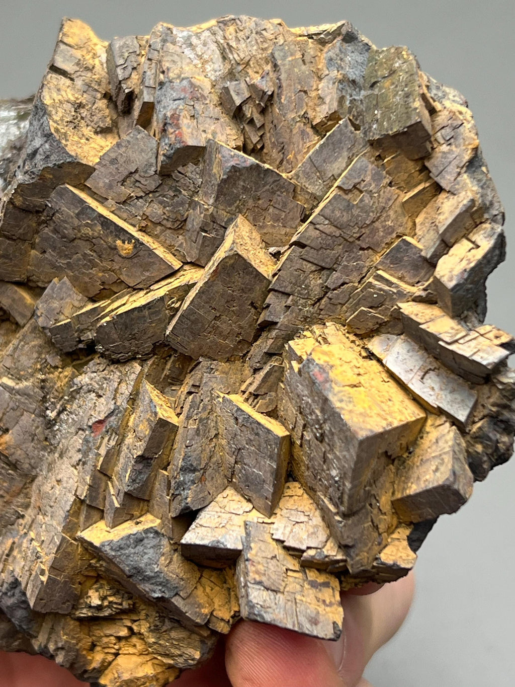 Very Special, Limonite On Iron Siderite, From Turkey - Crystal Gemstone AE 