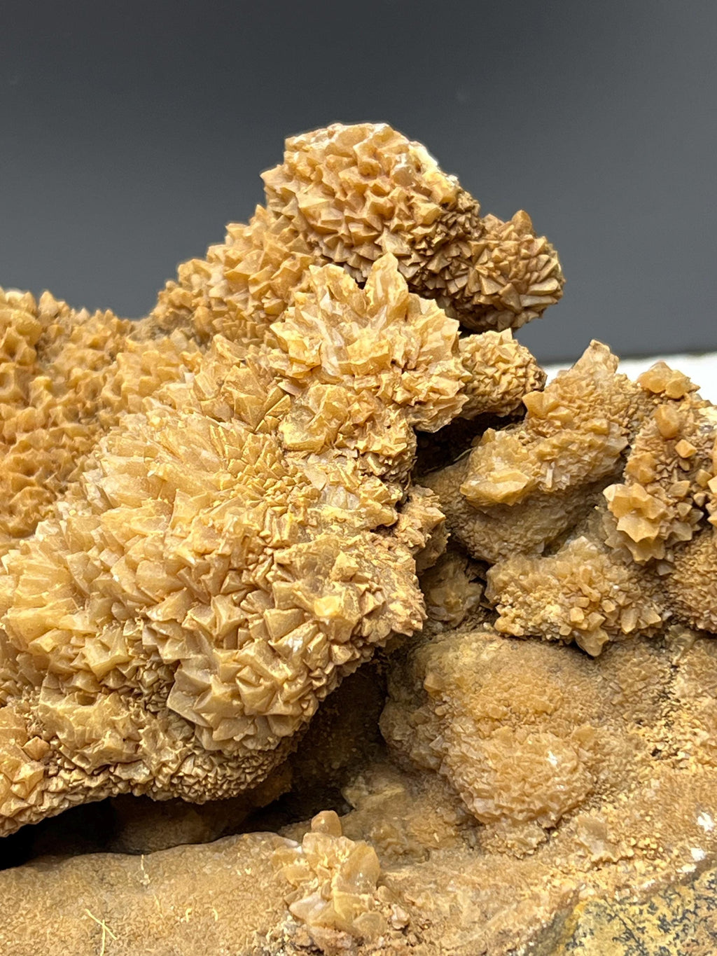Orange Crystal Calcite Specimen - Crystal Gemstone AE 
