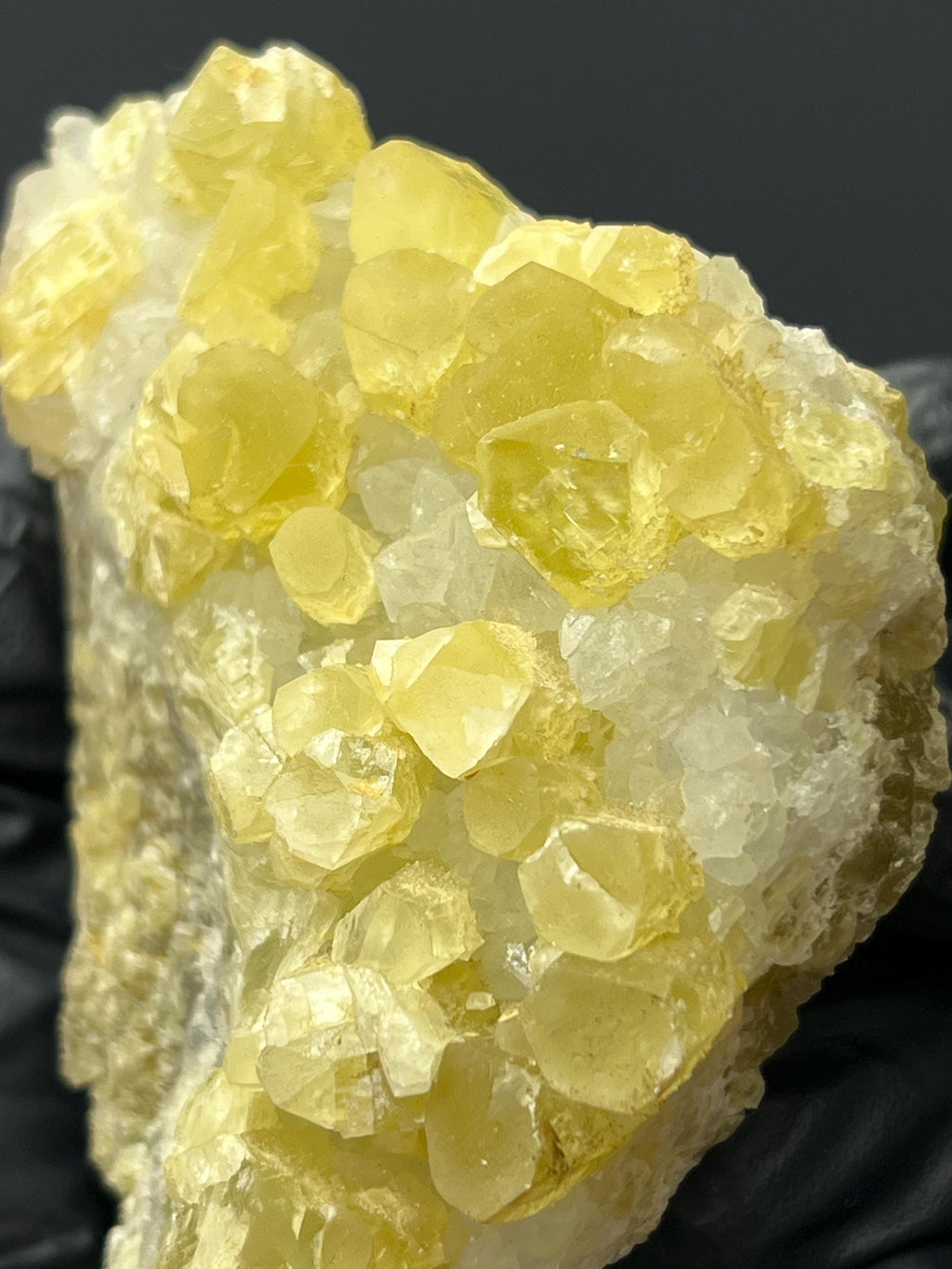 Special Yellow Crystal Calcite - Crystal Gemstone AE 