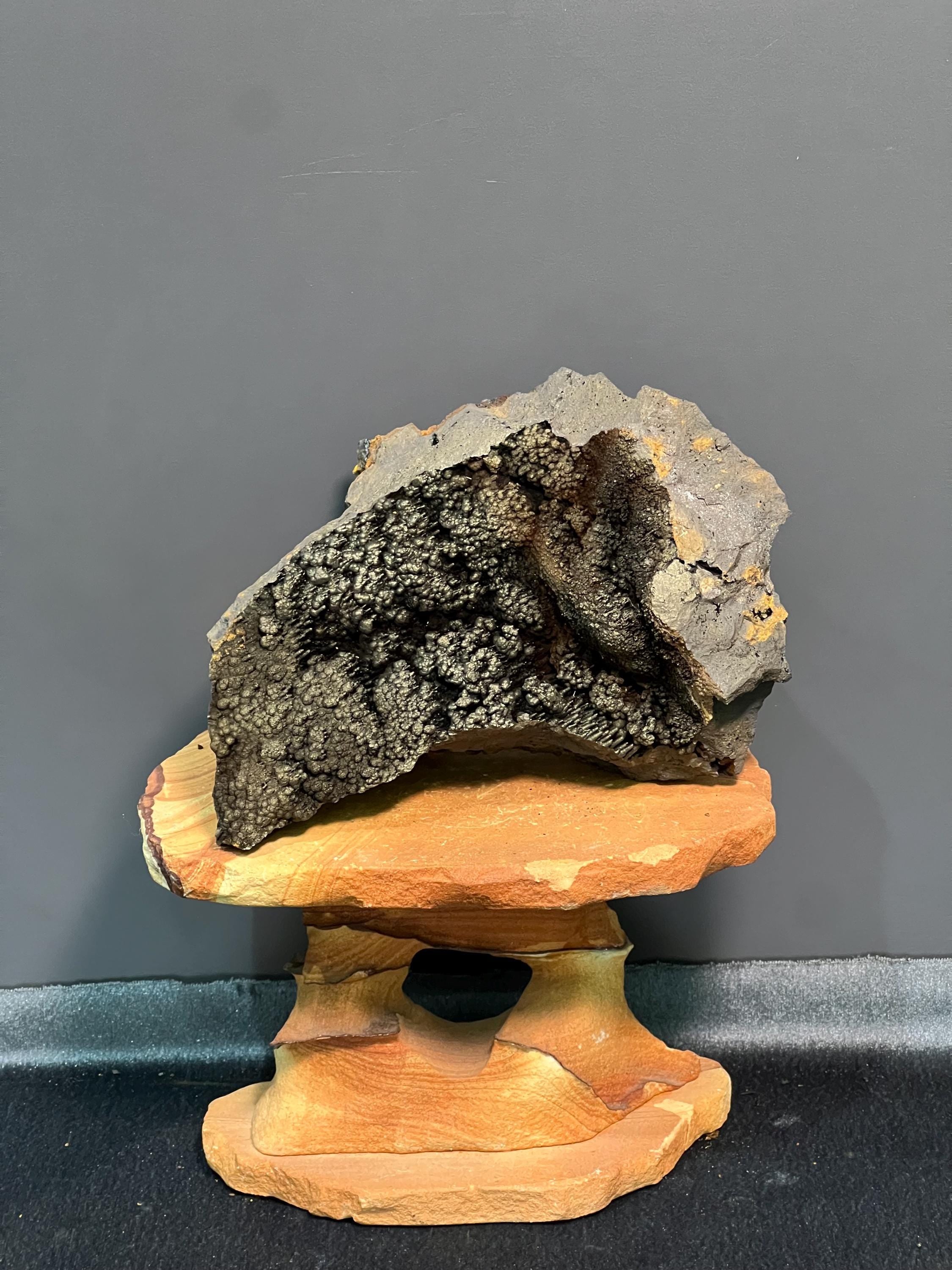 Small Stalactites Botryoidal Golden Color Goethite - Crystal Gemstone AE 