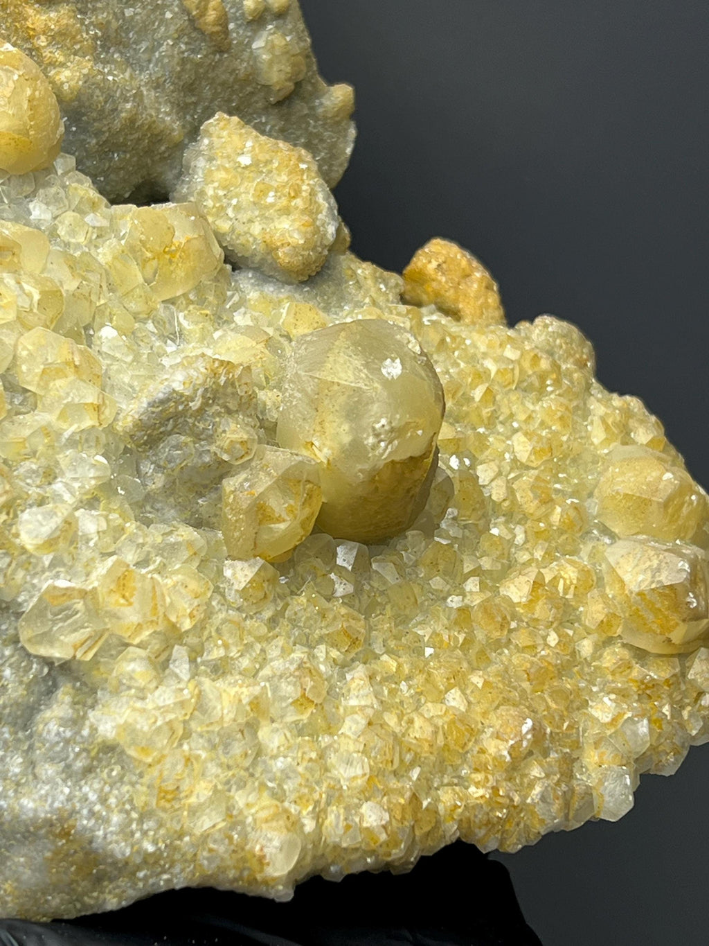 Golden Yellow Crystal Calcite - Crystal Gemstone AE 