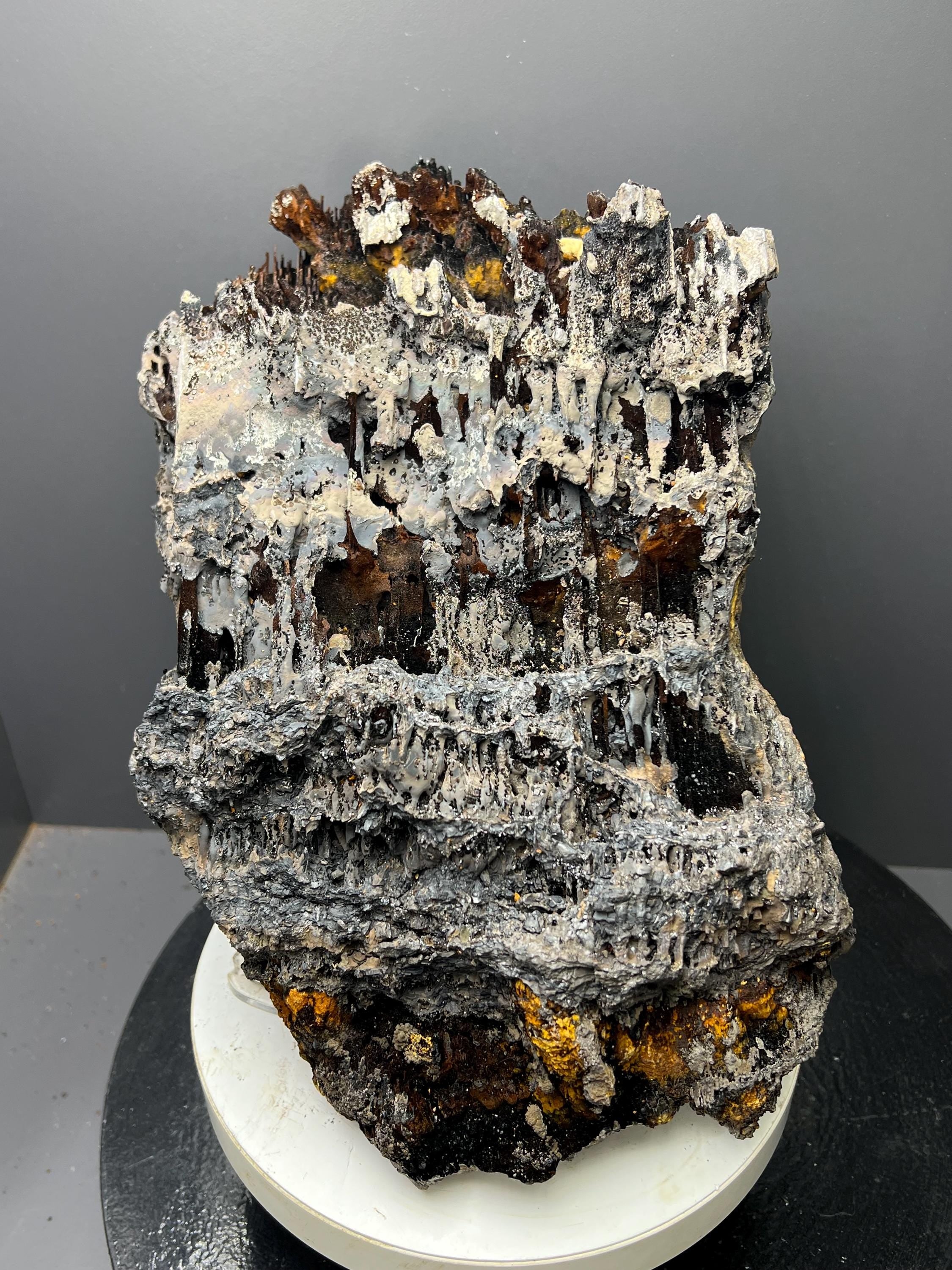 Museum Quality Specularite Limonite Goethite Table Formation, Turkey - Crystal Gemstone AE 