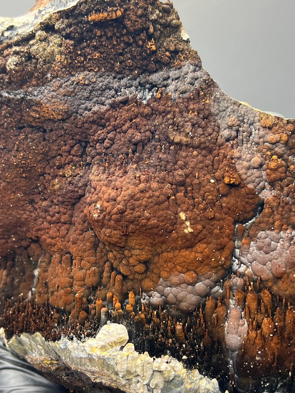 Specularite Limonite Goethite Mineral Specimen, Stalactite Botryoidal Formation, Turkey - Crystal Gemstone AE 