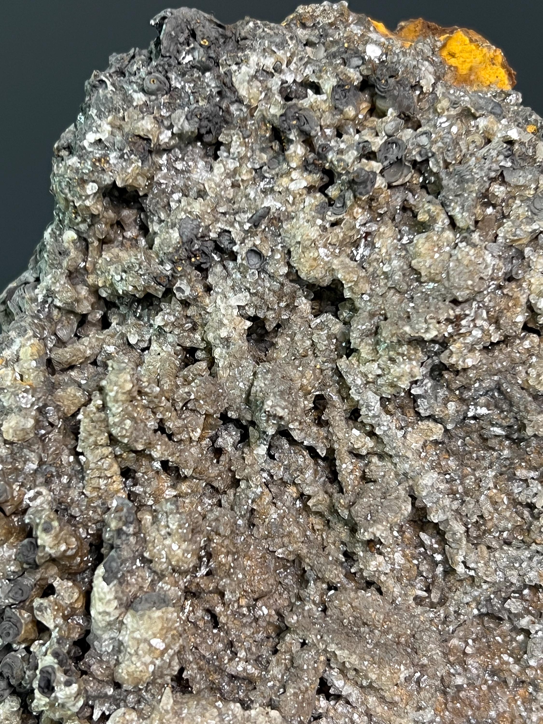 Crystal Calcite With Special Formation Stalactite Goethite - Crystal Gemstone AE 