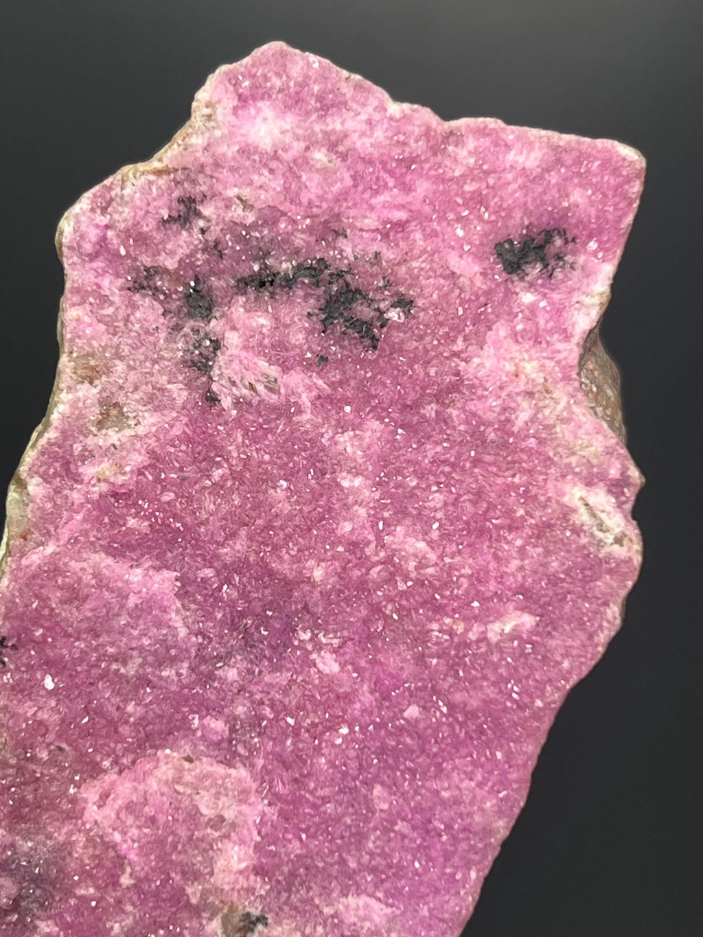 Pink Natural Salrose Cobaltoan Dolomite Druzy Specimen - Crystal Gemstone AE 