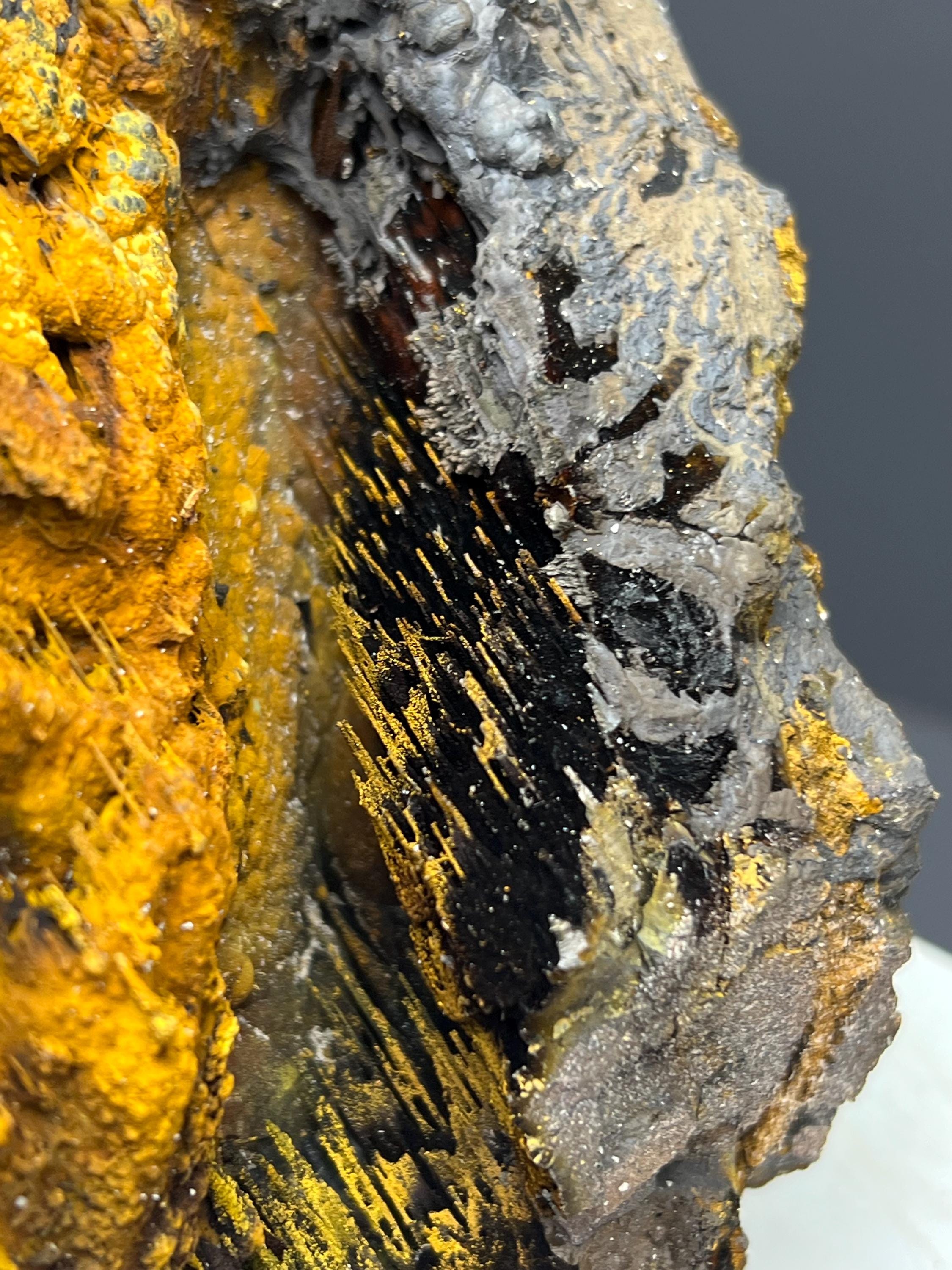 Museum Quality, Very Special And Showy Limonite With Stalactite Goethite - Crystal Gemstone AE 