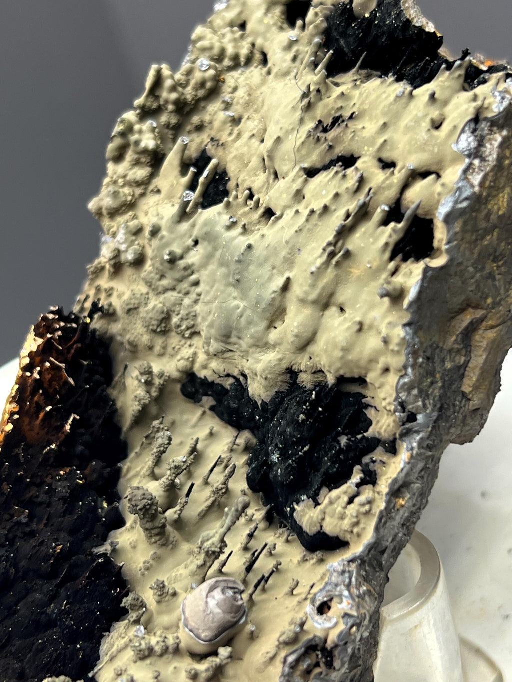 Museum Grade! Very Special Formation Specularite And Limonite With Stalactites Goethtie Specimen - Crystal Gemstone AE 