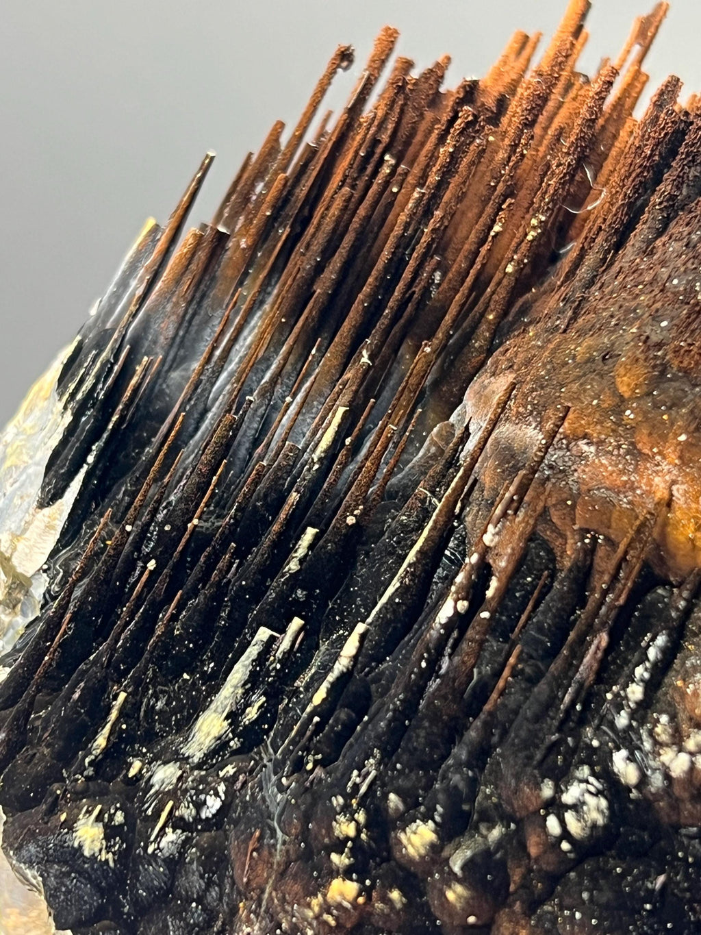 Museum Grade, Limonite And Specularite With Stalactite Goethite, For Special Collection - Crystal Gemstone AE 