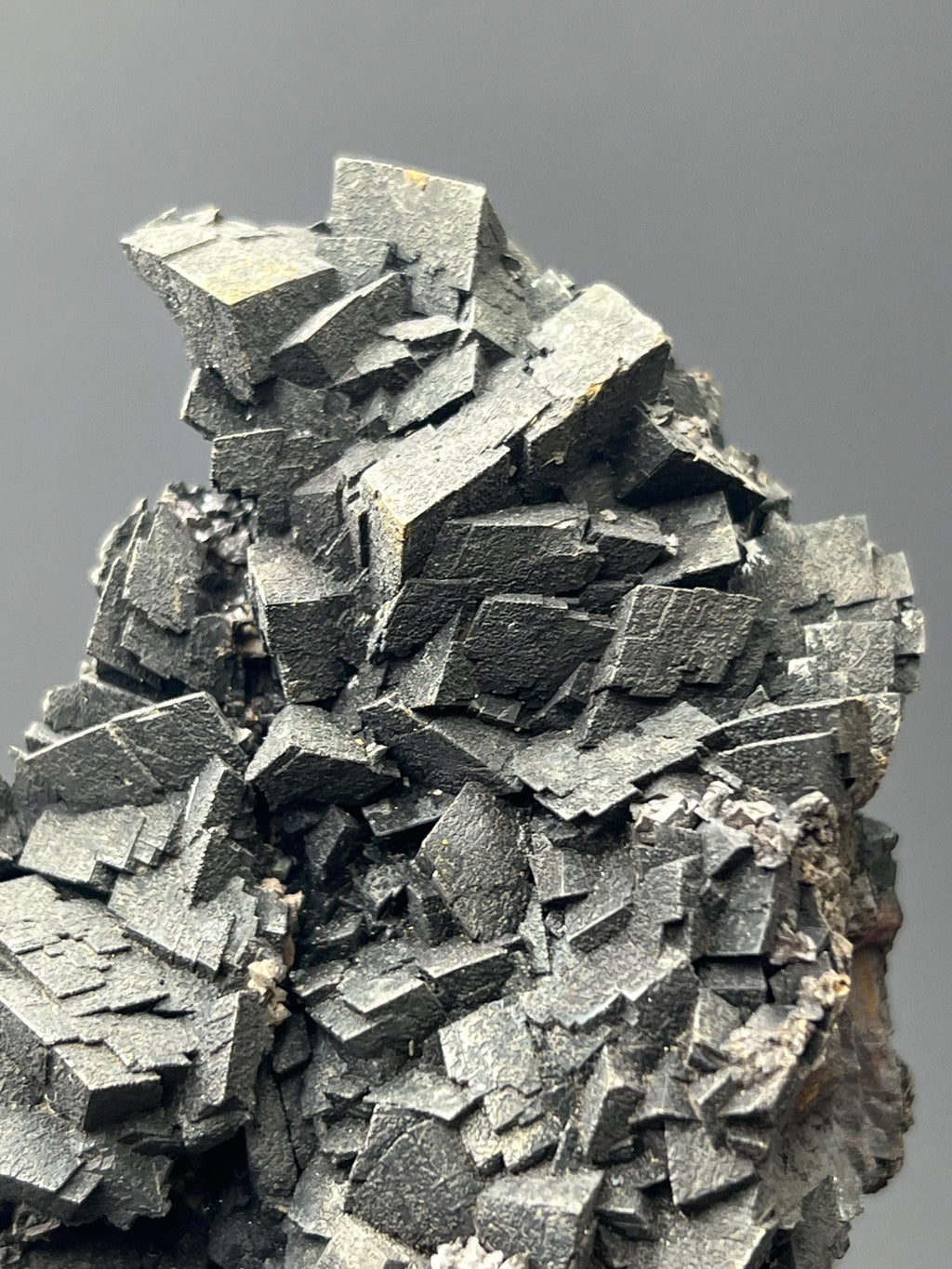 Museum Grade Very Showy Black Iron Siderite Specimen - Crystal Gemstone AE 