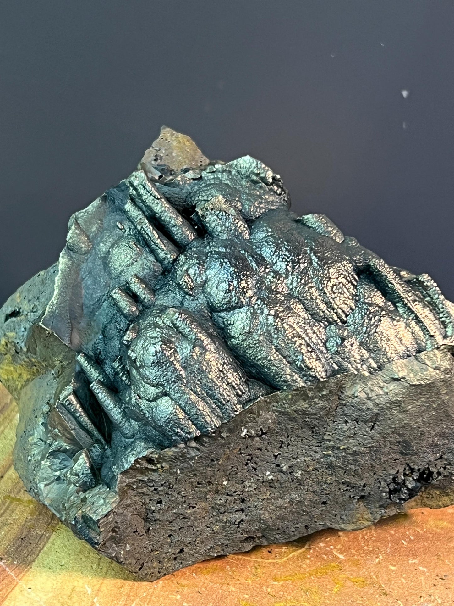 "Museum Grade" Golden Color Botryoidal And Stalactite Formation Goethite - Crystal Gemstone AE 