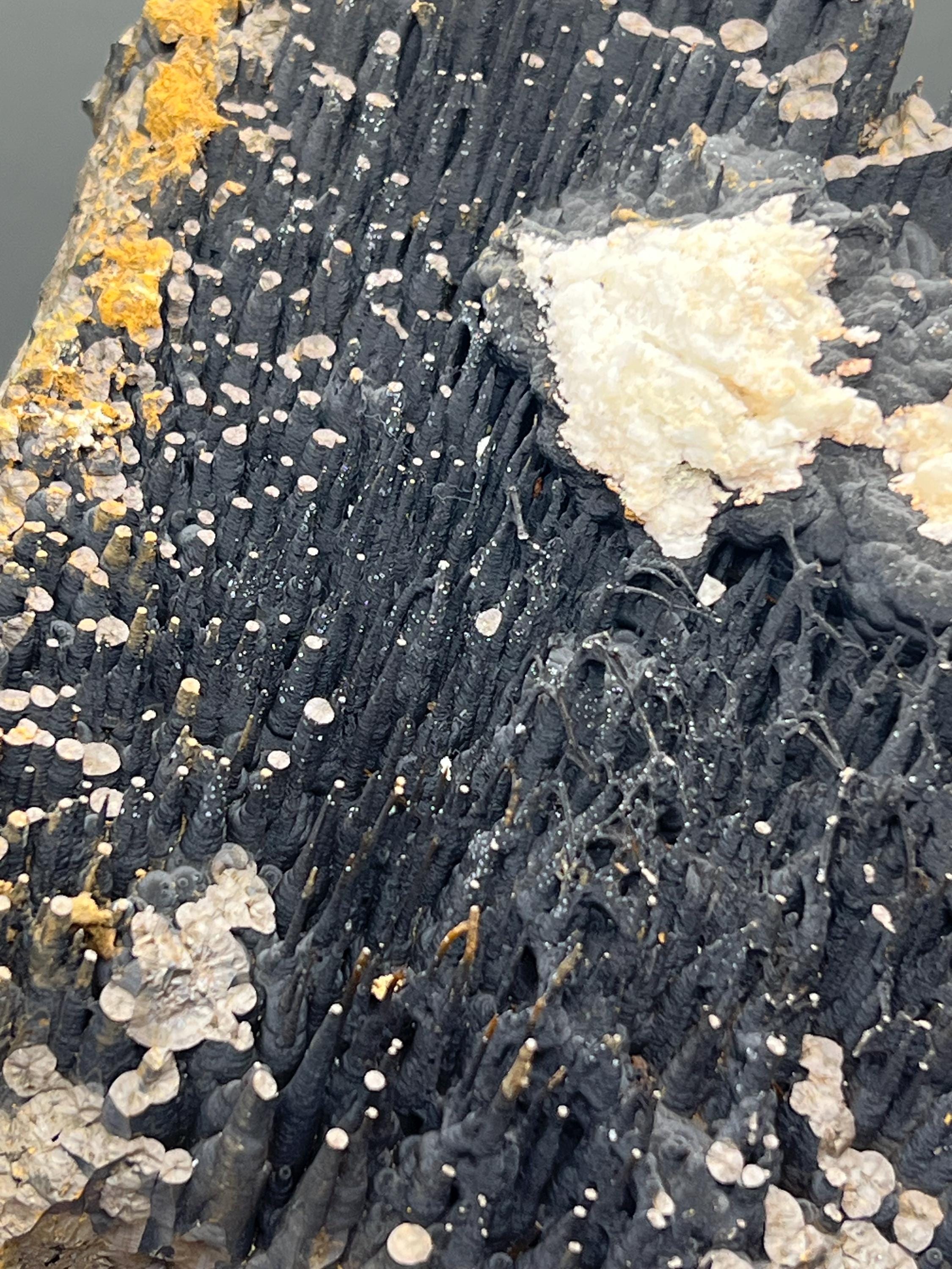 Museum Quality, Calcite on stalactite city and bridges goethite, Special Collections - Crystal Gemstone AE 