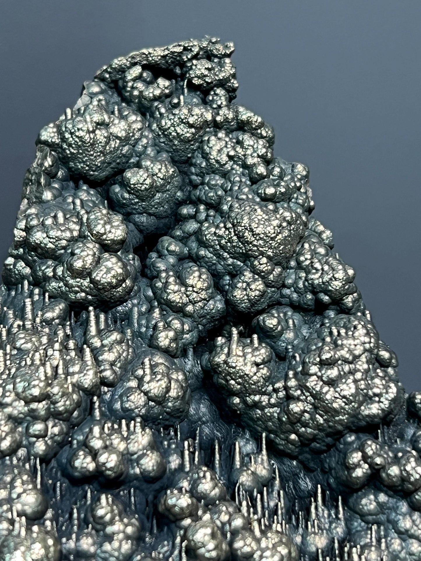 Museum Grade Golden Color Stalactite And Botryoidal Formation Goethite, For Special Collection Piece - Crystal Gemstone AE 