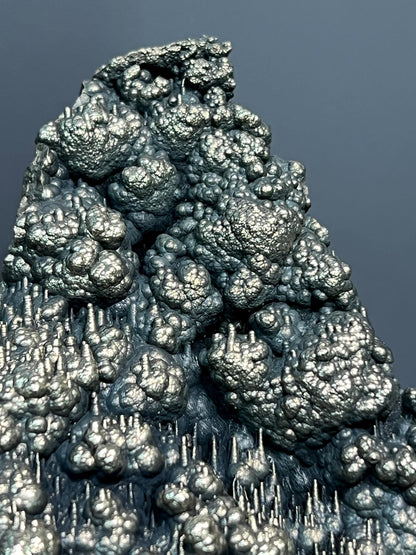 Museum Grade Golden Color Stalactite And Botryoidal Formation Goethite, For Special Collection Piece - Crystal Gemstone AE 