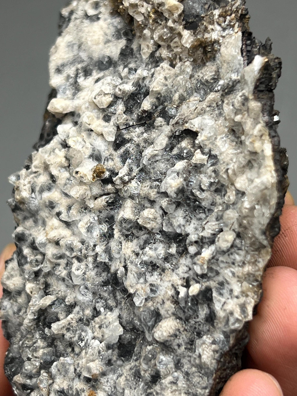 Very Special, Crystal Calcite On Hematite, From Turkey - Crystal Gemstone AE 