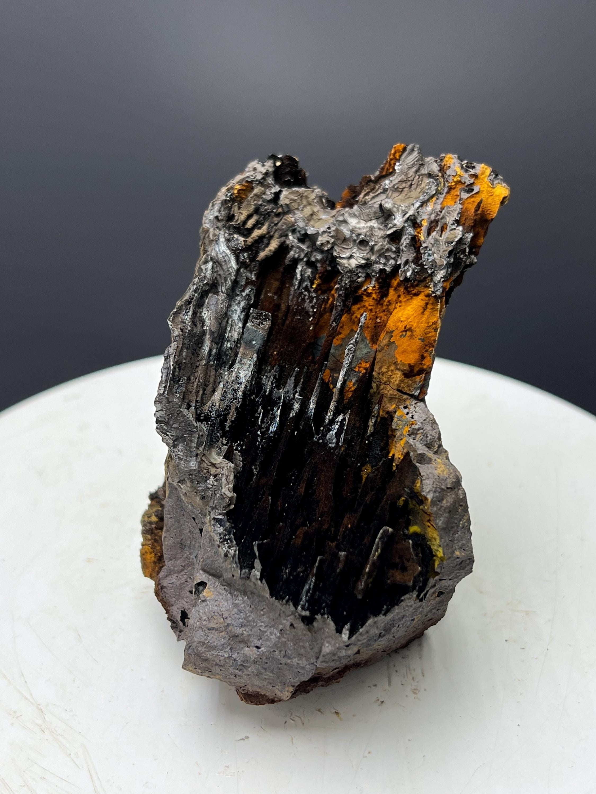 Museum Grade, Very Special Limonite And Specularite With Stalactite Goethite Specimen - Crystal Gemstone AE 
