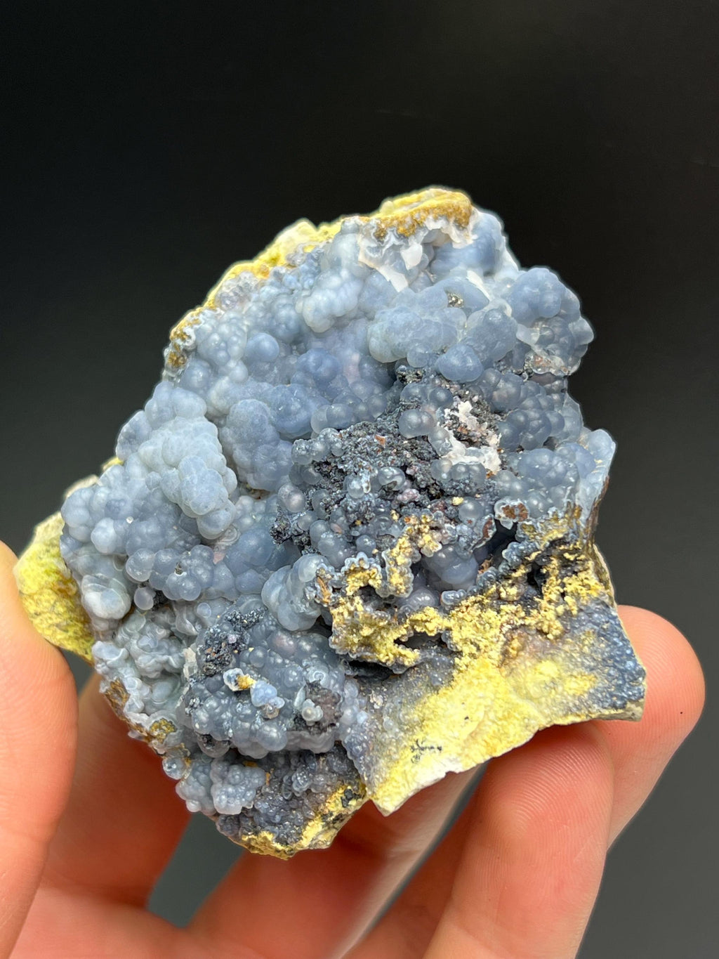 Chalcedony Grape Agate Specimen - Crystal Gemstone AE 