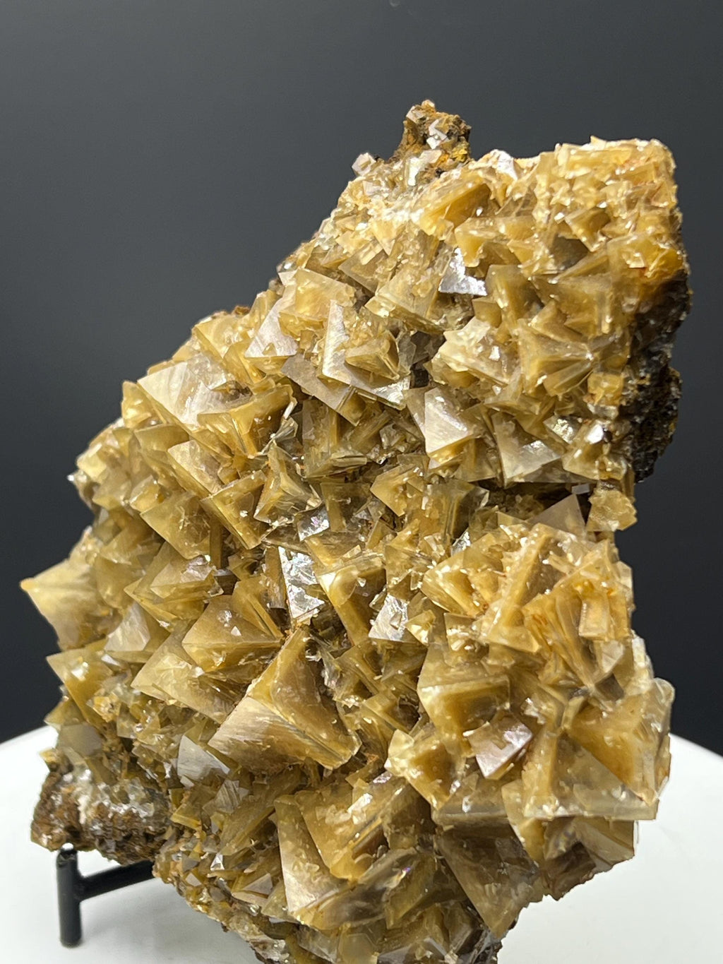 Very Special Orange Crystal Calcite Specimen - Crystal Gemstone AE 