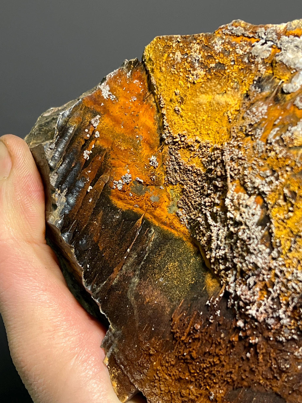 Museum Grade, Limonite And Specularite On Stalactite Goethite, 3,9kg - Crystal Gemstone AE 