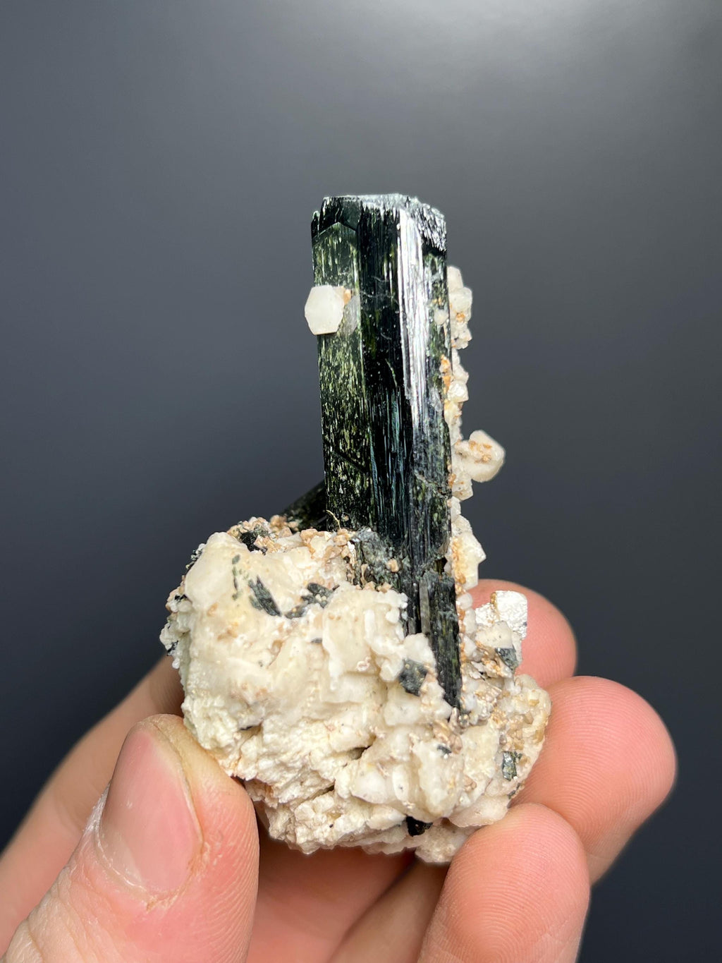 Aegirine And Ortochlase With Zircon - Malawi - Crystal Gemstone AE 